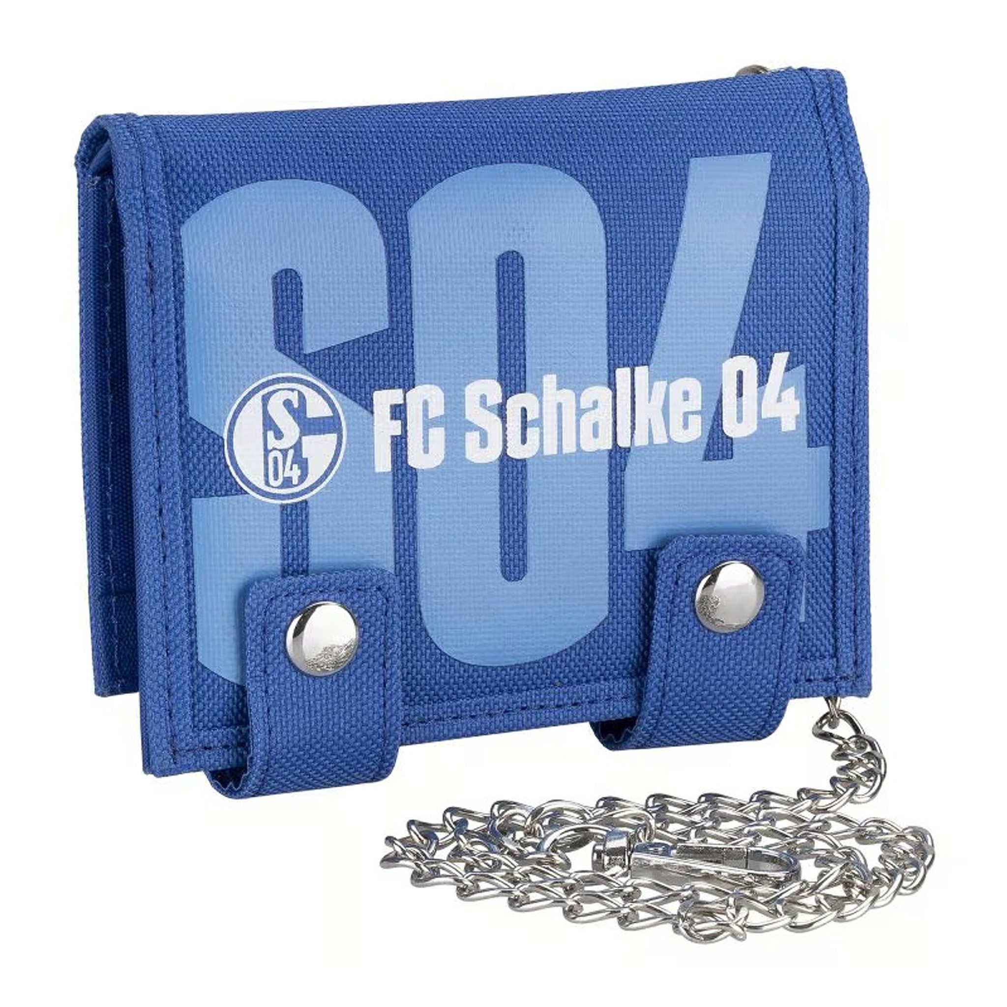 FC Schalke 04 Geldbörse 100% Polyester mit Metallkette, 11 × 9 × 2 cm günstig online kaufen