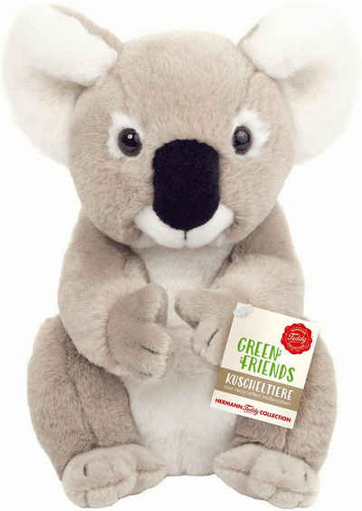 Teddy Hermann® Kuscheltier Green Friends, Koala 21 cm, grau, zum Teil aus recyceltem Material