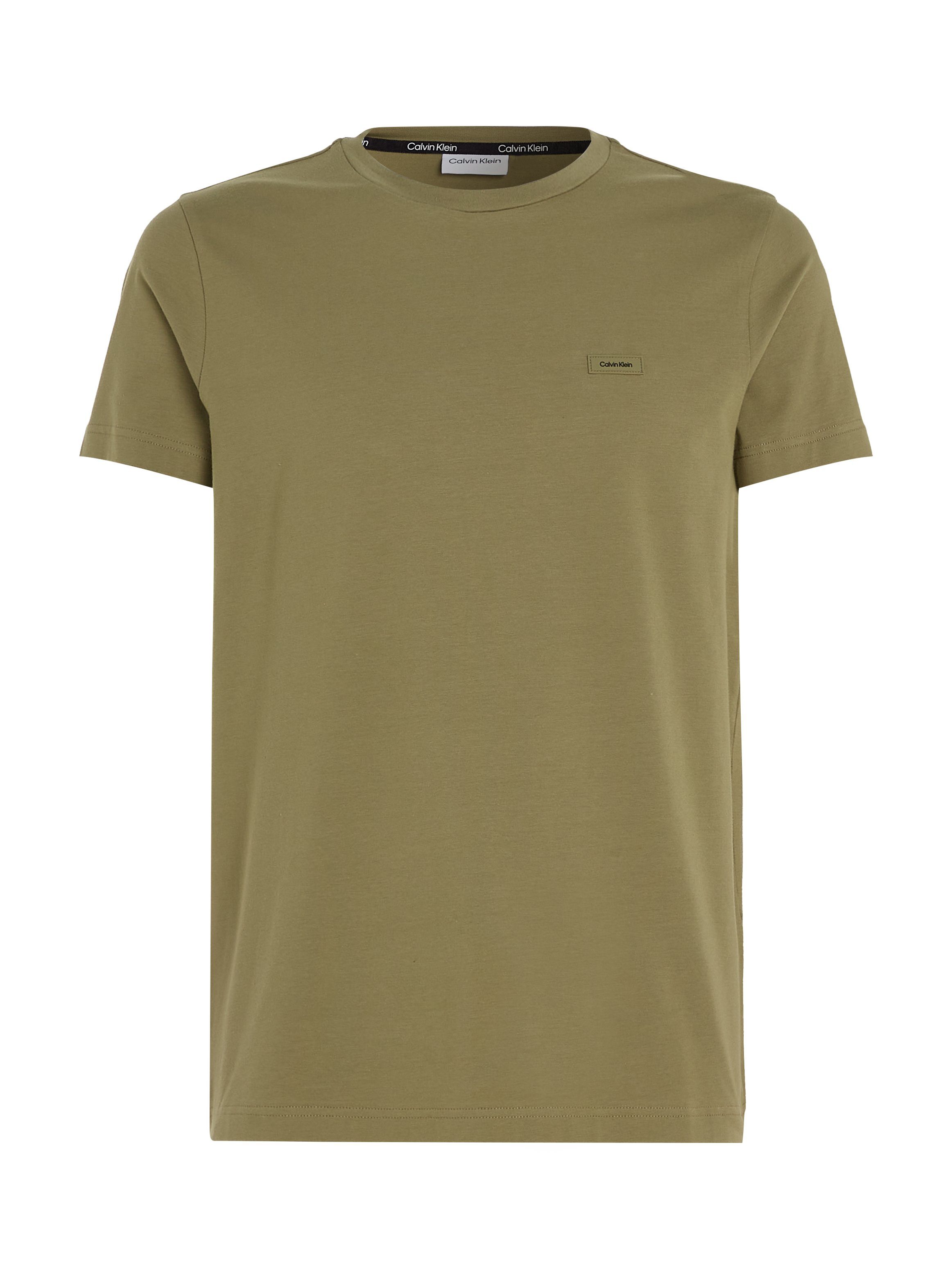 FIT Calvin Klein T-SHIRT Delta SLIM T-Shirt Green STRETCH