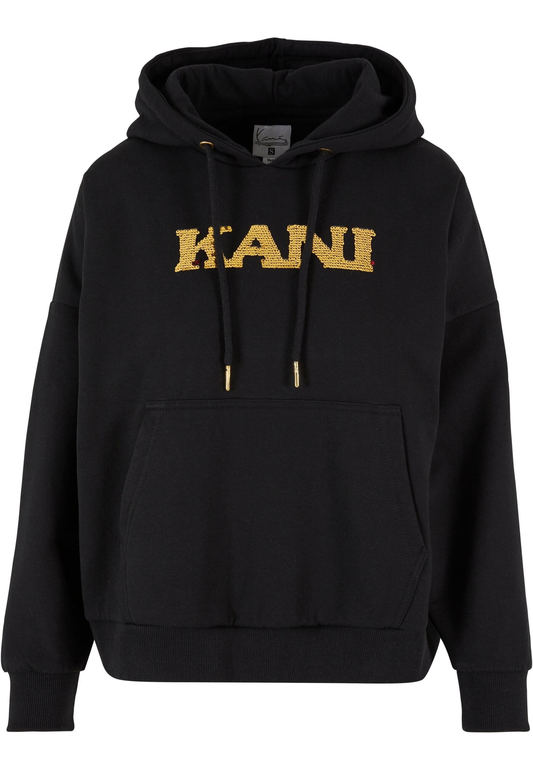 Karl Kani Hoodie Karl Kani Damen KW213-059-1 Retro Sequins OS Hoodie black (1-tlg)