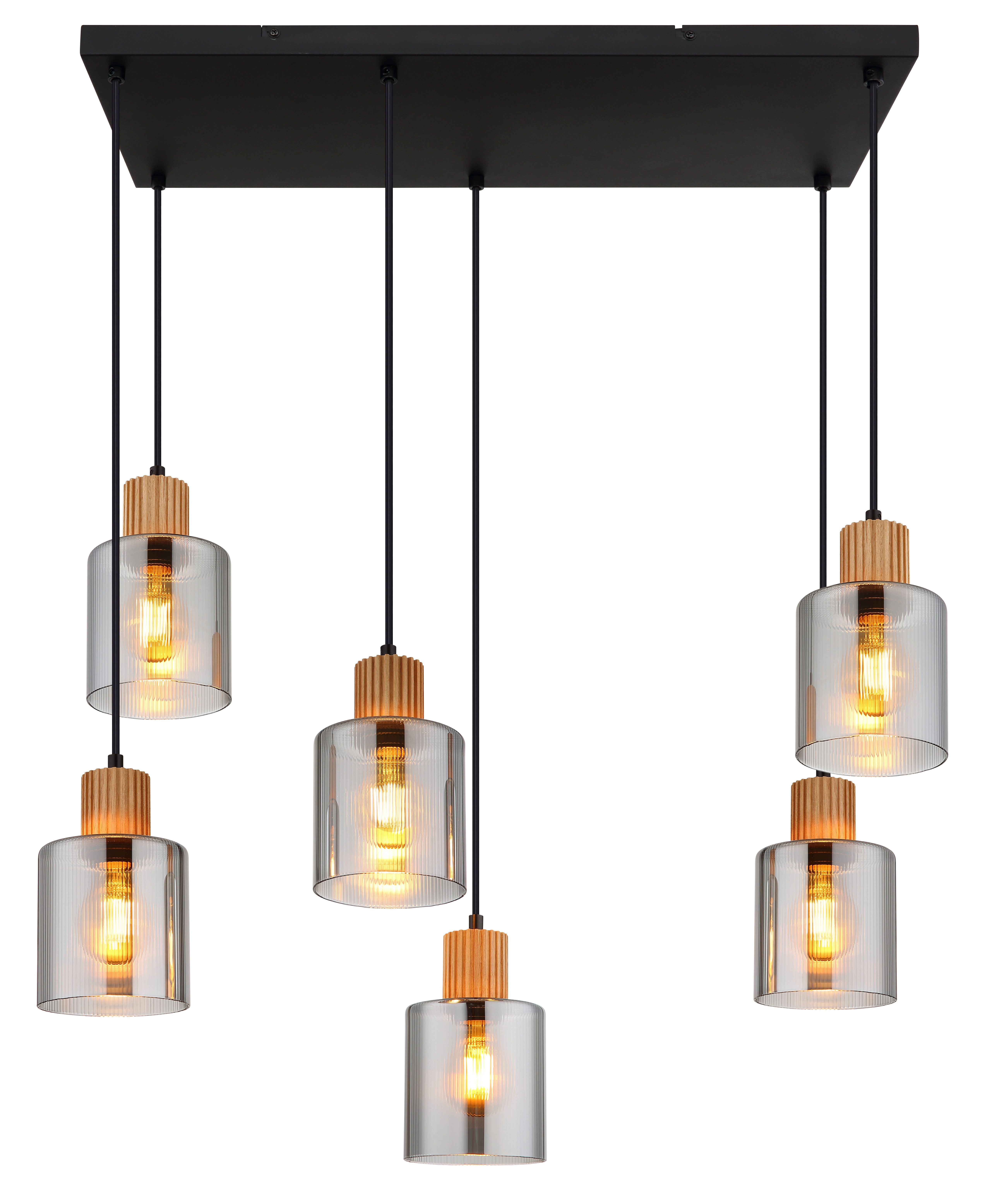 GLOBO LIGHTING Hängeleuchte ALEIDIS, ohne Leuchtmittel, Hängelampe Esszimmer-Leuchte Esstischleuchte Wohnzimmer