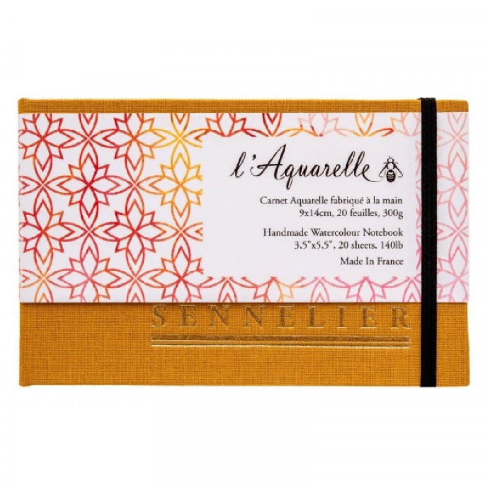 SENNELIER Aquarellpapier l'Aquarelle Aquarellpapier Buch 9x14cm, 300g/m², 20 Blatt, matt