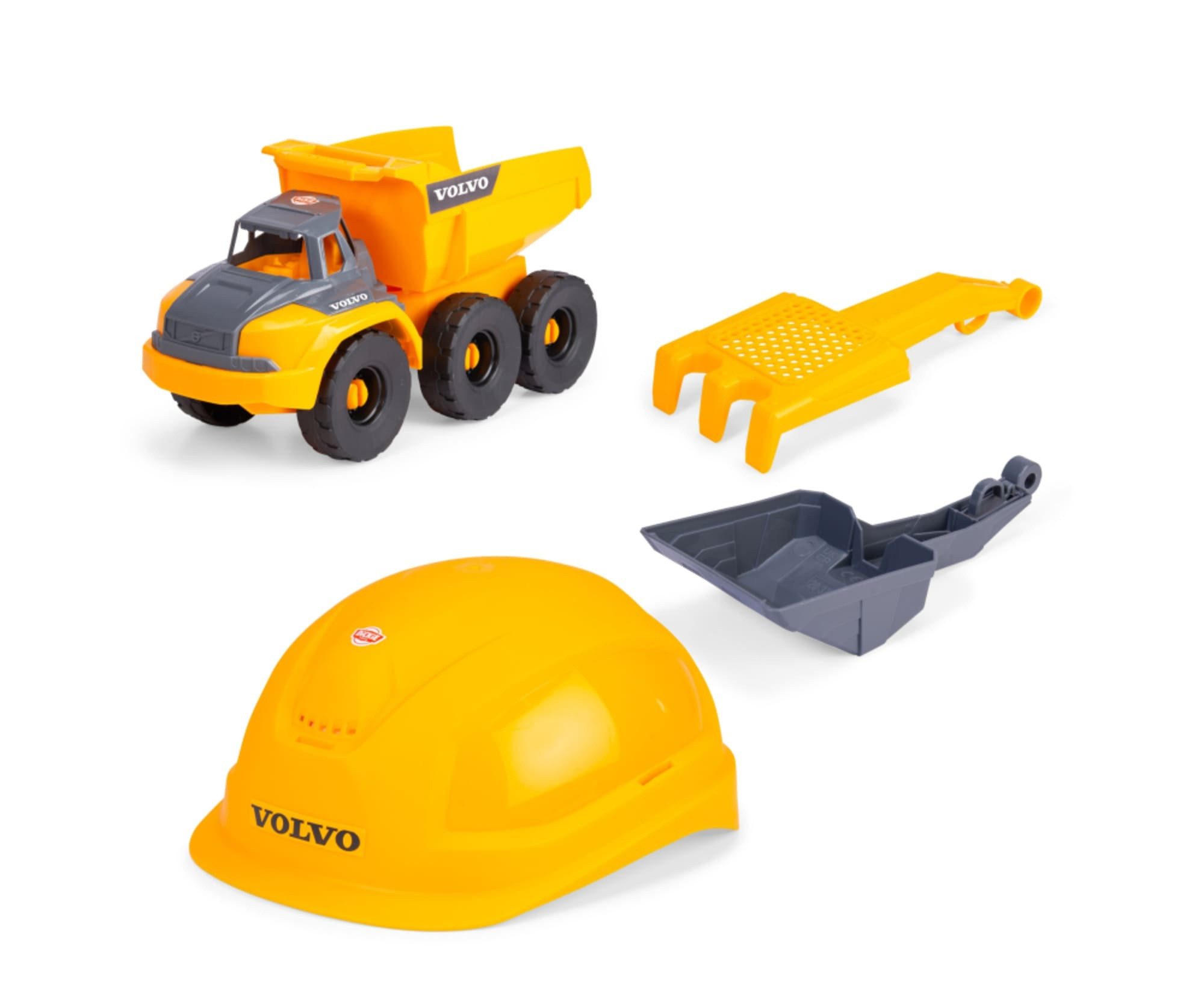 Dickie Toys Spielzeug-Traktor Dickie Volvo Tough Hauler Playset