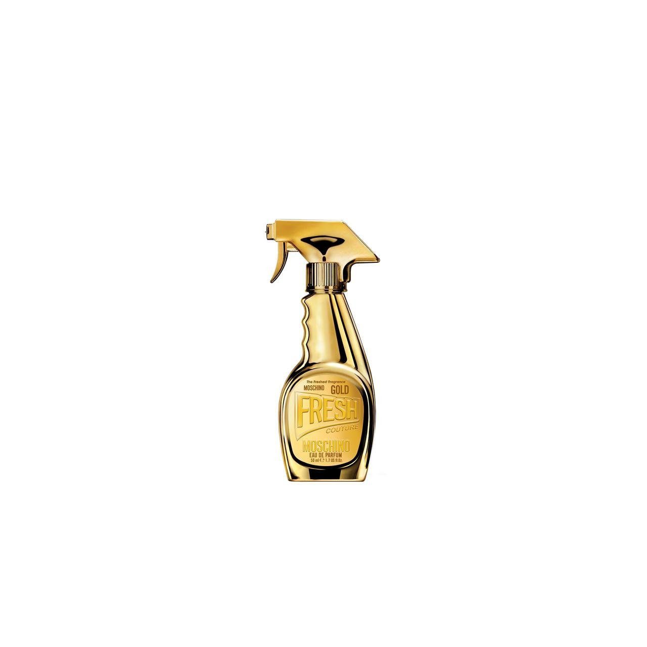 Moschino Eau de Parfum Fresh Couture Gold, Glasflakon, Parfüm EDP, Damenduft