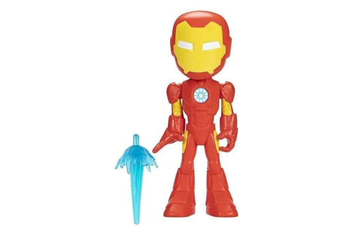 MARVEL Actionfigur Action Figur 22.5 cm mit beweglichem Kopf & Armen Iron Man, (Einzelartikel, 1-tlg), mit beweglichem Kopf & Armen