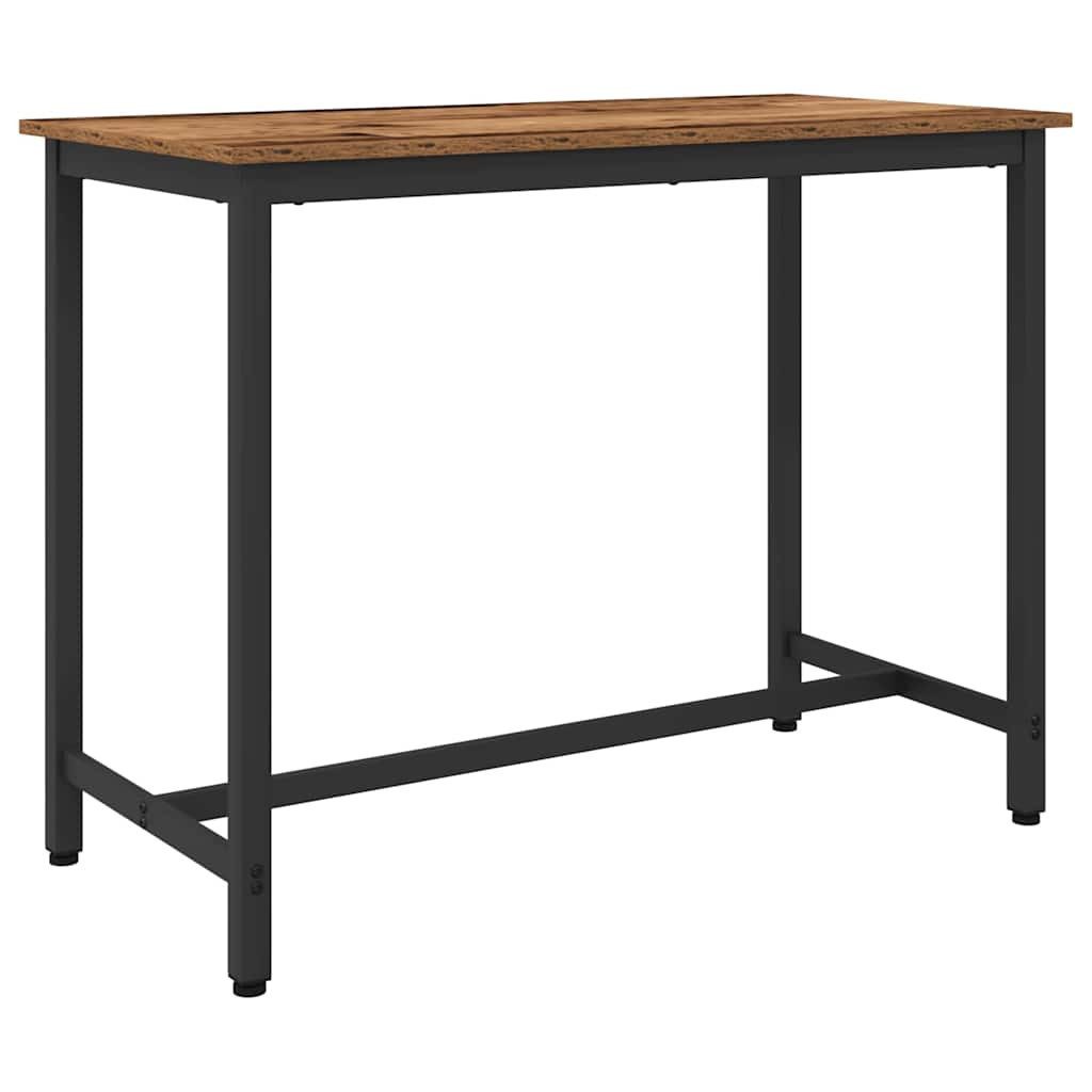 vidaXL Bartisch 100 x 50 x 76,5 cm Tisch Altholz 100x50x76,5 cm Ingenieure Holz und St