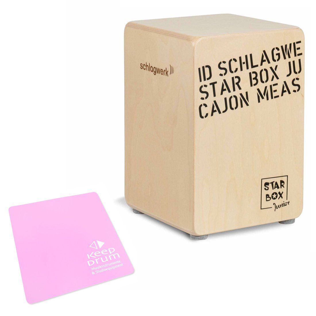 Schlagwerk Cajon Schlagwerk CP400 SB Starbox mit Sitzpad Pink
