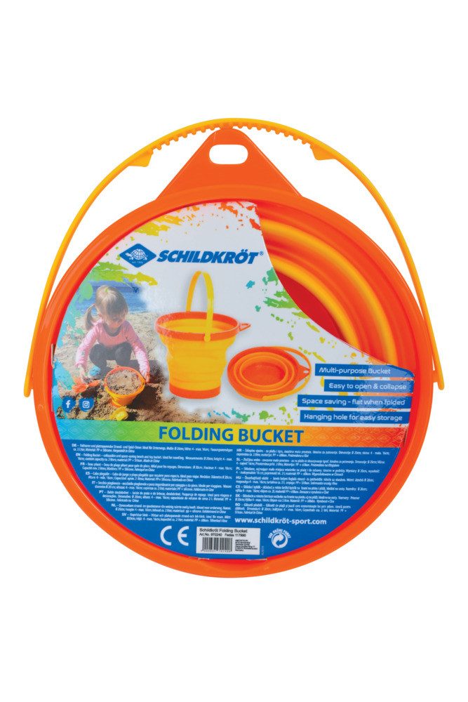 MTS Falteimer Donic Schildkröt Eimer faltbar Silikon orange 16cm