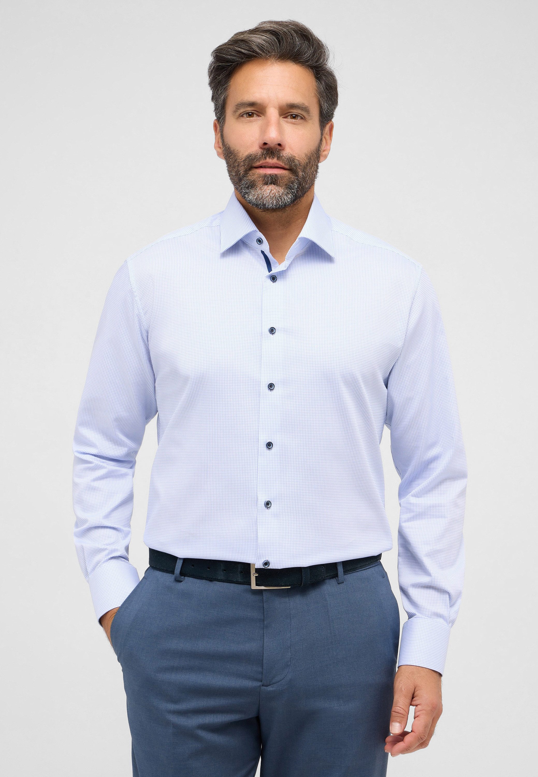 Eterna Langarmhemd MODERN FIT NON IRON günstig online kaufen