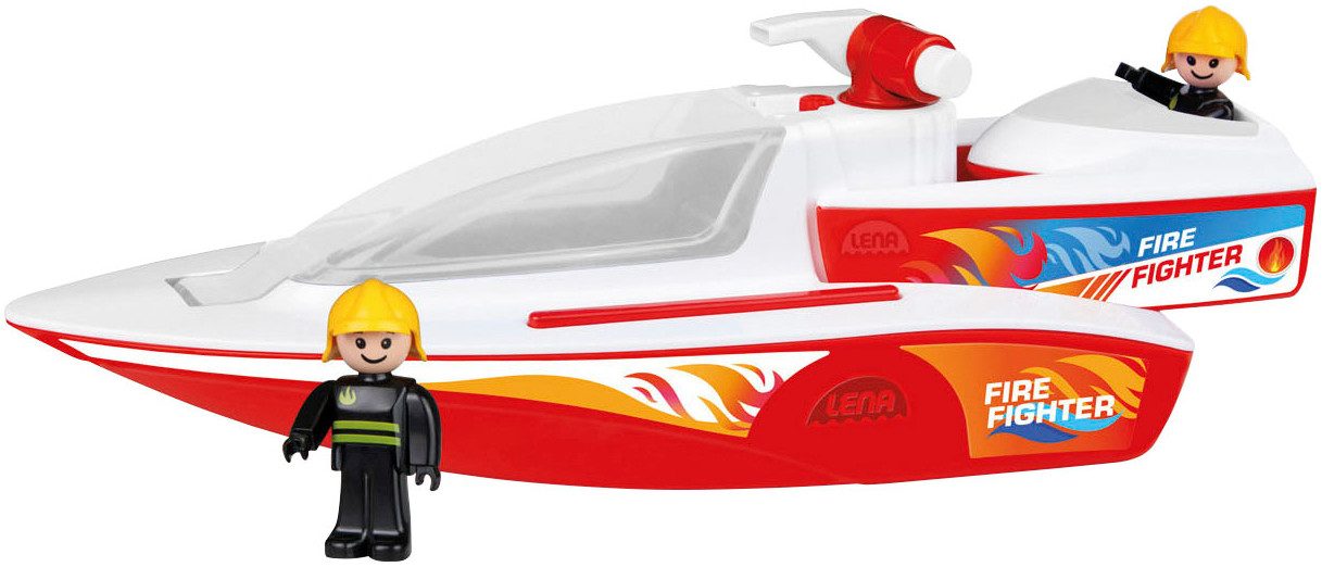 Lena® Spielzeug-Boot Boazz Bundle Feuerwehrboot, inkl. 2 Spielfiguren, Made günstig online kaufen
