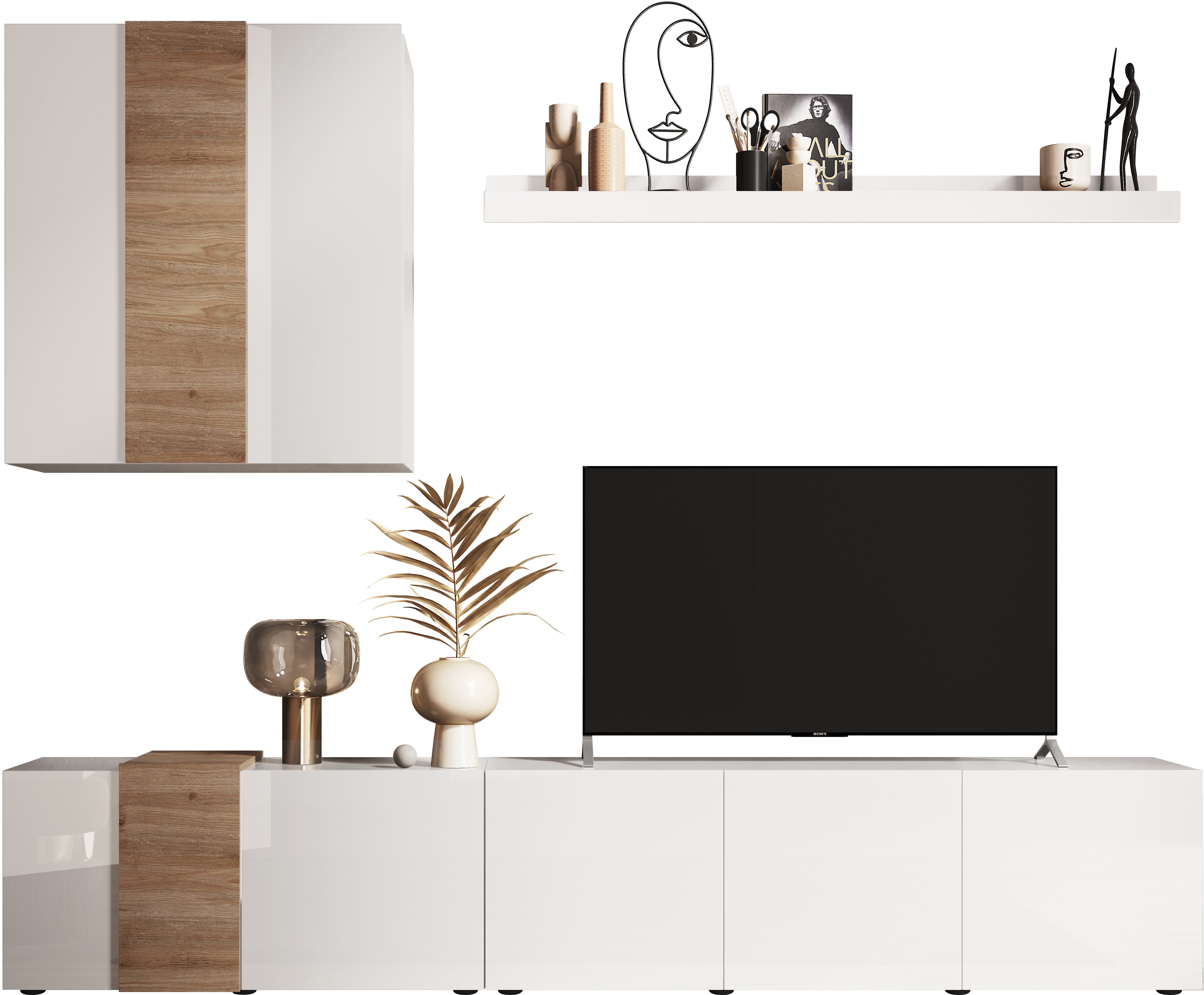 Home affaire Wohnwand Venus, 3-teilig