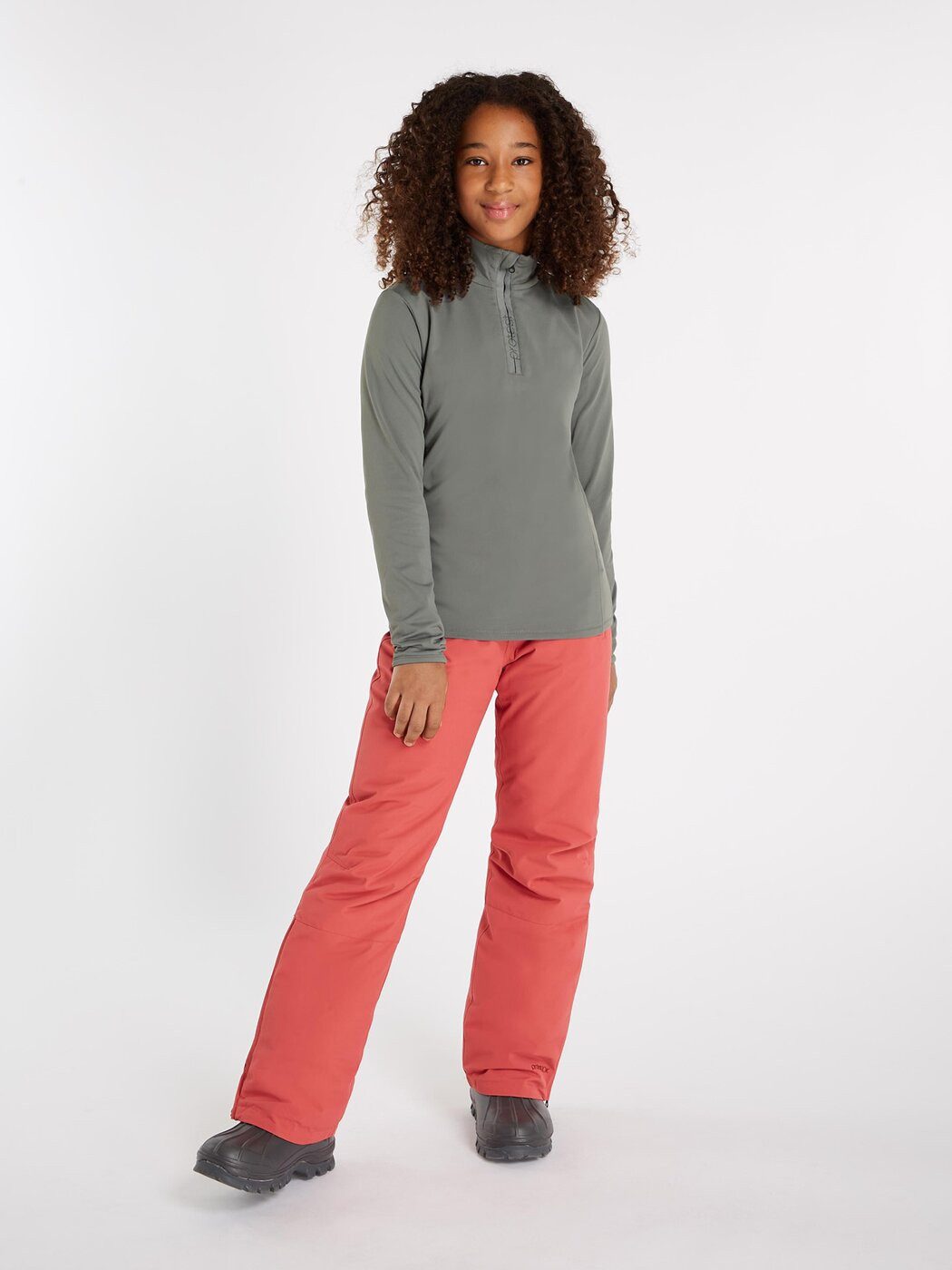 Protest Rollkragenpullover FABRIZOY JR 1/4 zip top 475 Mistygreen