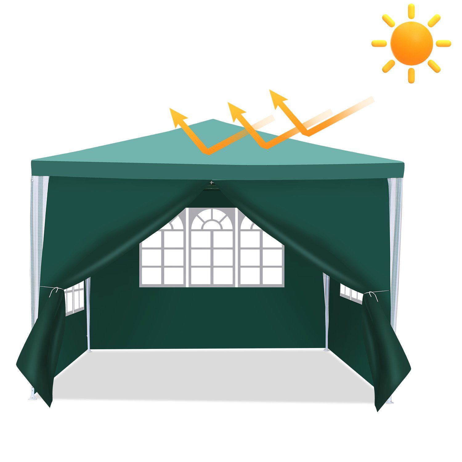 Clanmacy Pavillon Pavillon Wasserfest Markt Grillen günstig online kaufen
