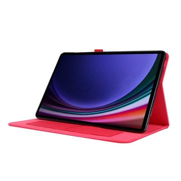 Lobwerk Tablet-Hülle Schutzhülle für Samsung Galaxy Tab S9 FE 2023 X510/SM-X516/SM-X518, Wake & Sleep Funktion, Sturzdämpfung, Aufstellfunktion