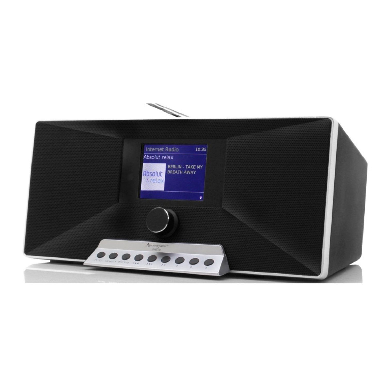 Soundmaster IR3500SW Internetradio DAB+ Bluetooth Spotify UNDOK Appsteuerung Microanlage