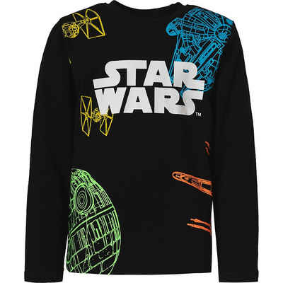 Disney Star Wars Kurzarmshirt Jungen Shirt Kinder T-Shirt Neu 5-14 Jahre Schwarz 