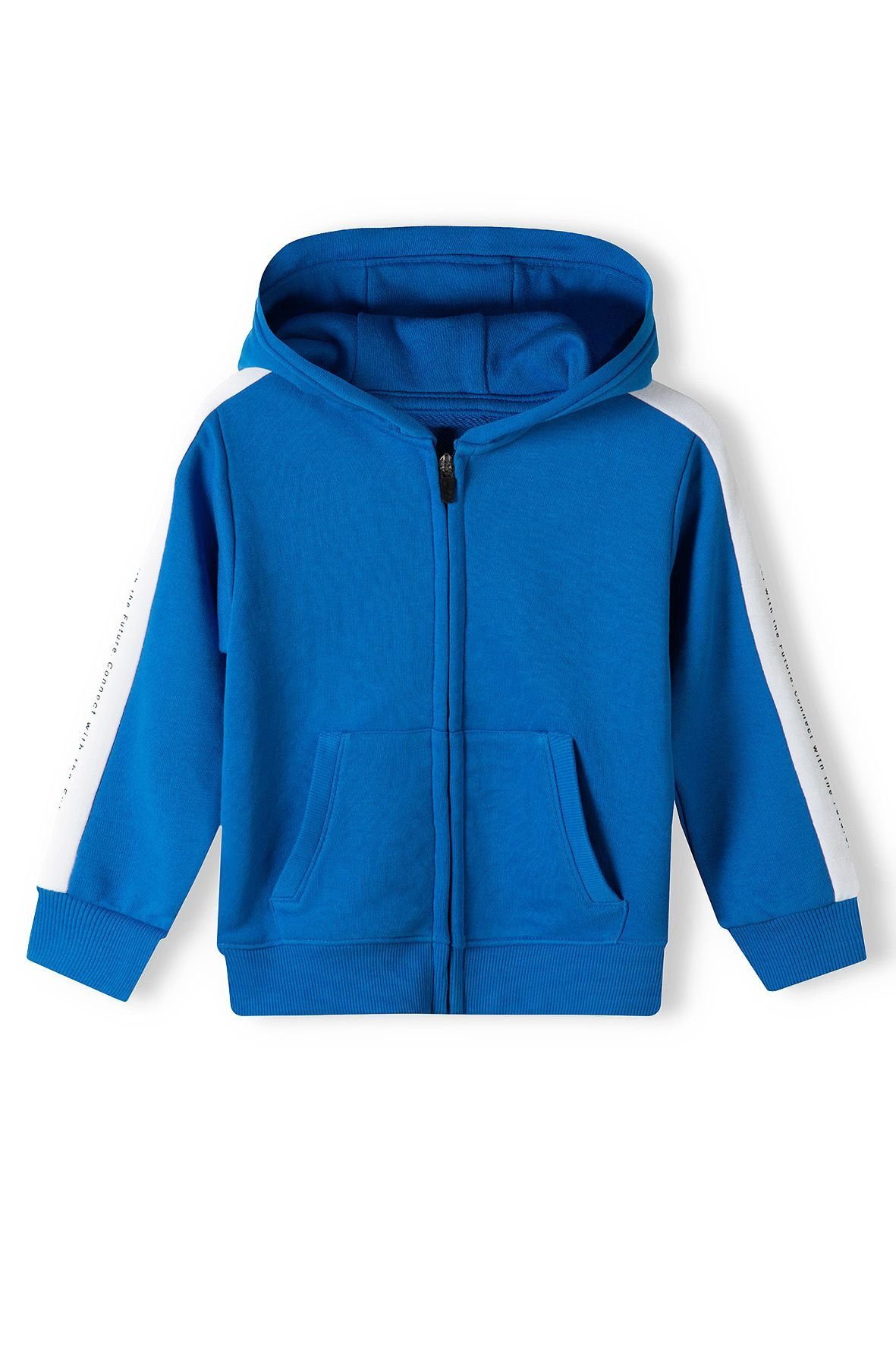 MINOTI Kapuzensweatshirt Hoodie mit Zipper (12m-14y) Blau