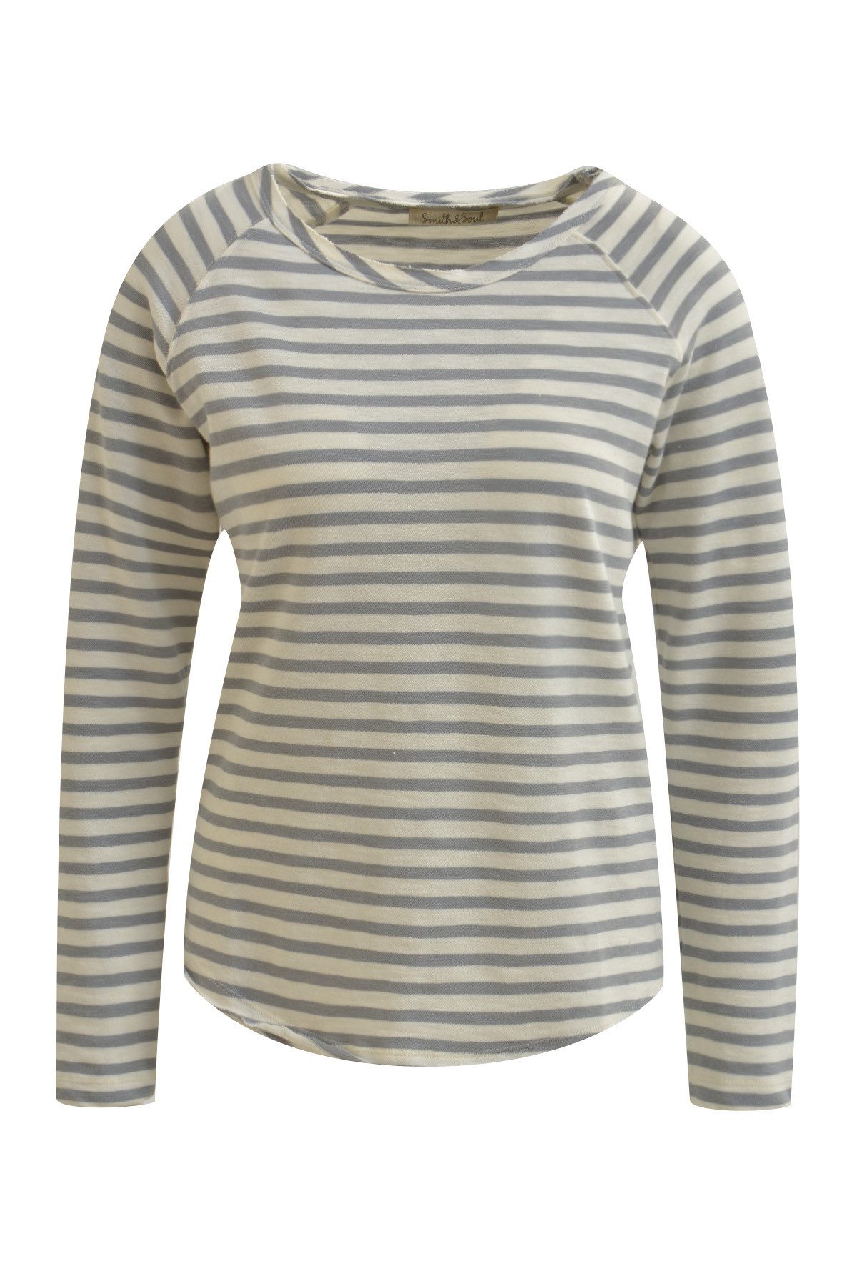 Smith & Soul Rundhalsshirt mit offenen günstig online kaufen