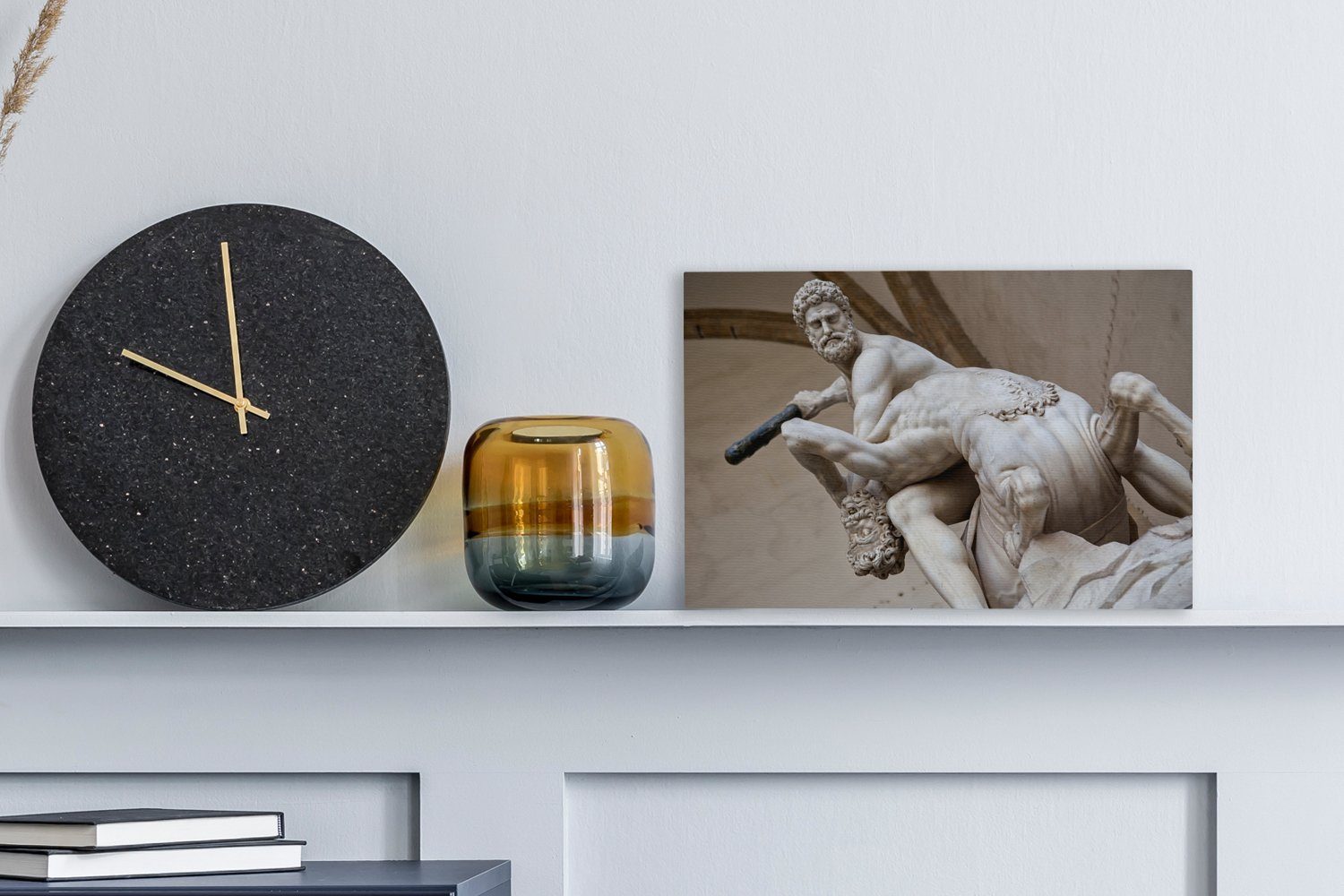 OneMillionCanvasses® Leinwandbild Ein Bild 30x20 St), Herkules des Aufhängefertig, cm Wanddeko, (1 Wandbild Leinwandbilder, in Italien