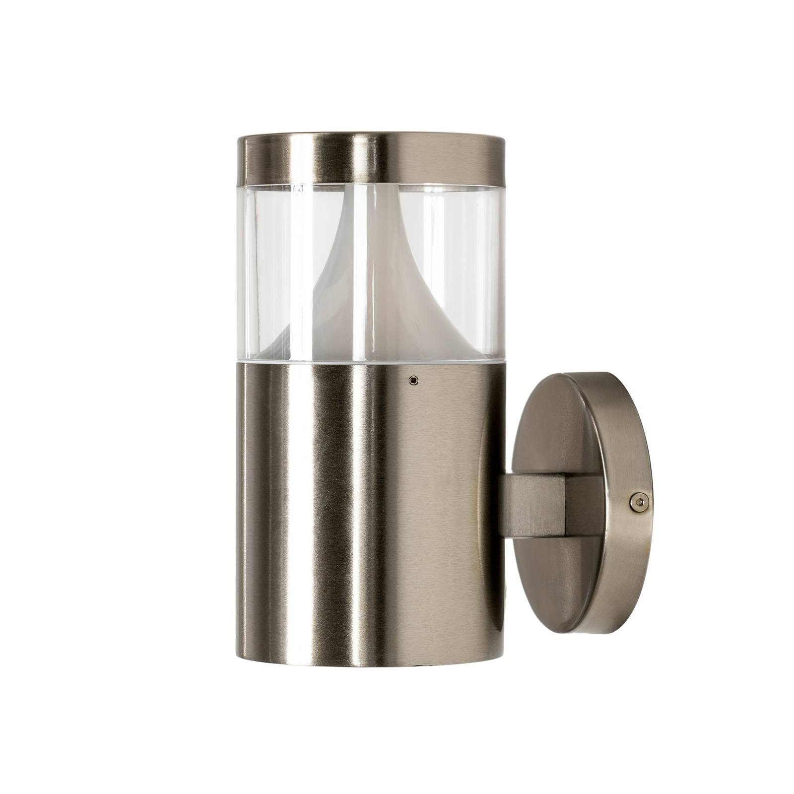 Arcchio Außen-Wandleuchte Rudolfine, Edelstahl Alu IP54, 1 x 5 W LED