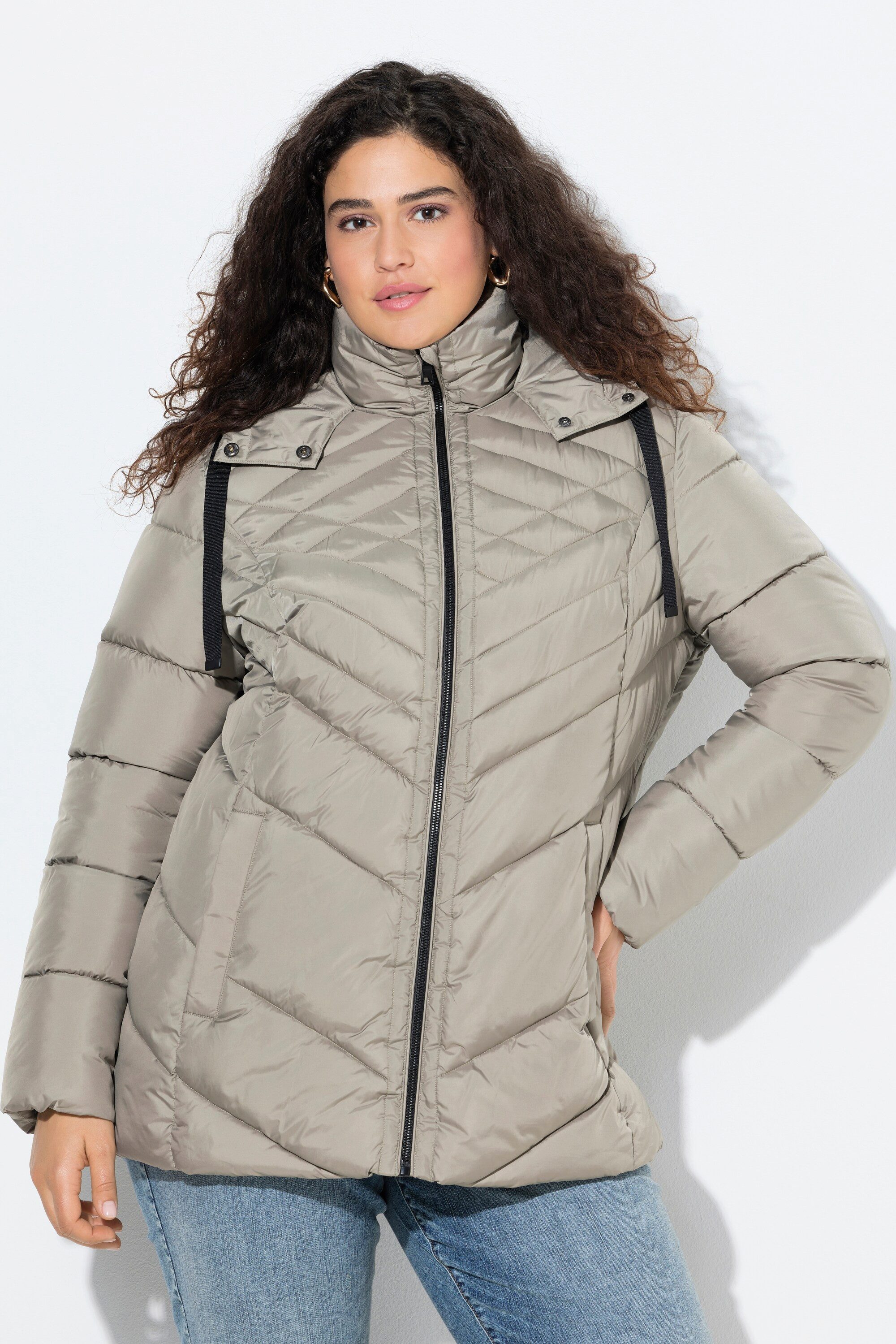 Ulla Popken Steppjacke HYPRAR Steppjacke wasserabweisend günstig online kaufen