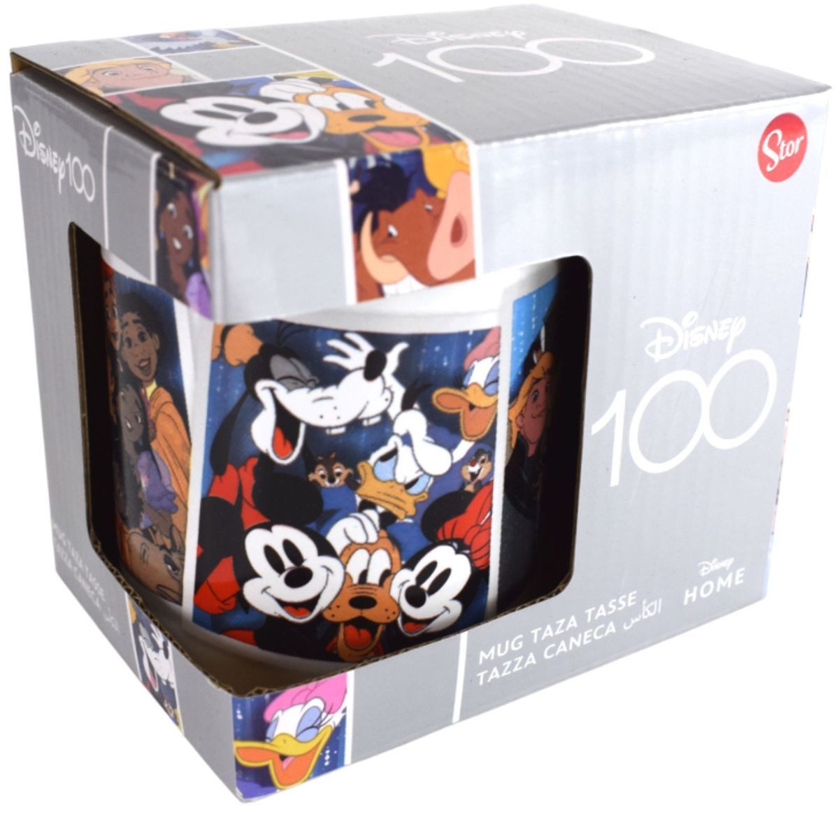Stor Tasse Tasse 100 Jahre Disney Motiv 325 ml Keramik Zeichentrickfiguren 11oz, 1-tlg., Keramik, authentisches Design