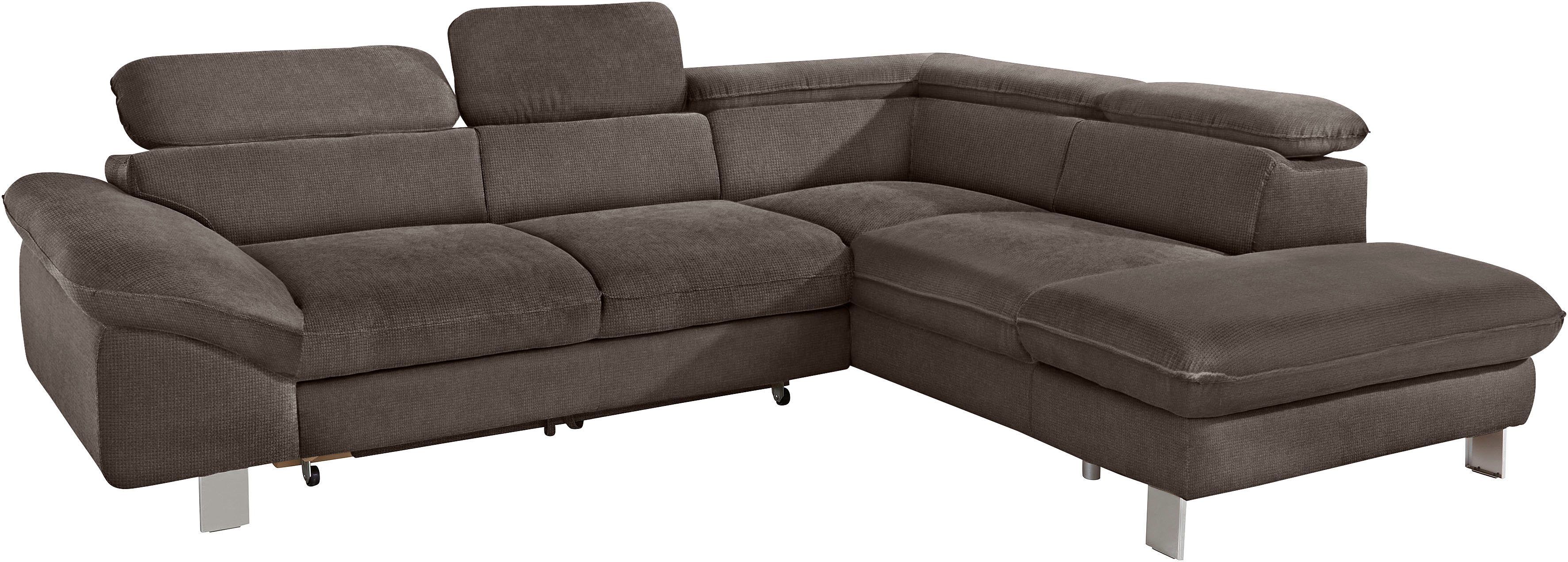 COTTA Ecksofa Driver L-Form, mit Kopfteilverstellung, wahlweise mit Bettfunktion & Bettkasten