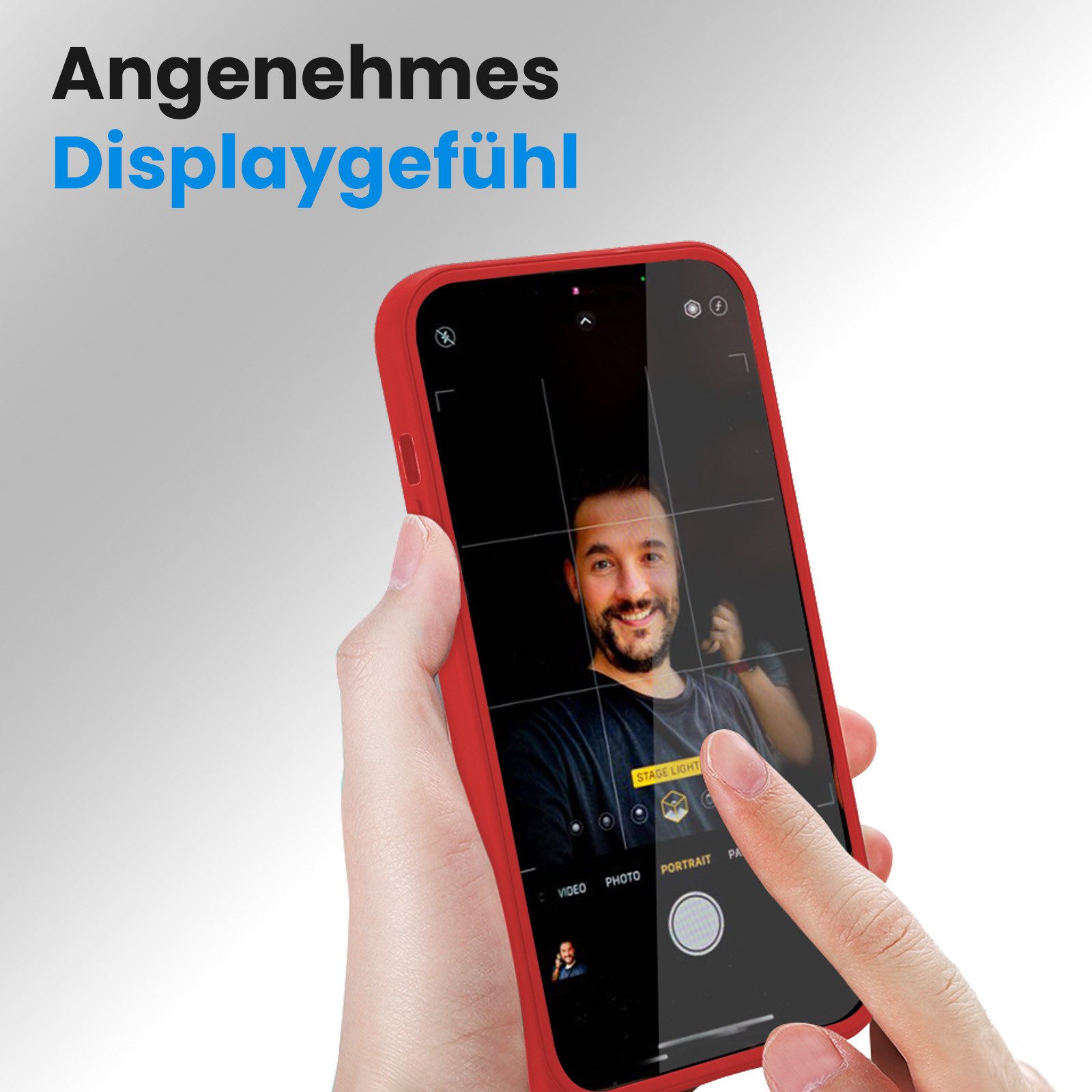 Tec-Expert Handyhülle 360 Grad Hülle für Samsung Galaxy A17 / A17 5G 6.7 Zoll, 6.7", Rundum Schutz Cover Case Hülle robust – Bild 5 von 5