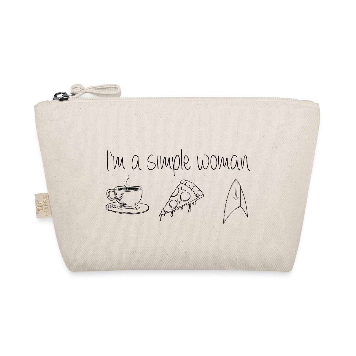 Spreadshirt Kosmetiktasche Star Trek Discovery I'm A Simple Woman Täschchen (1-tlg)