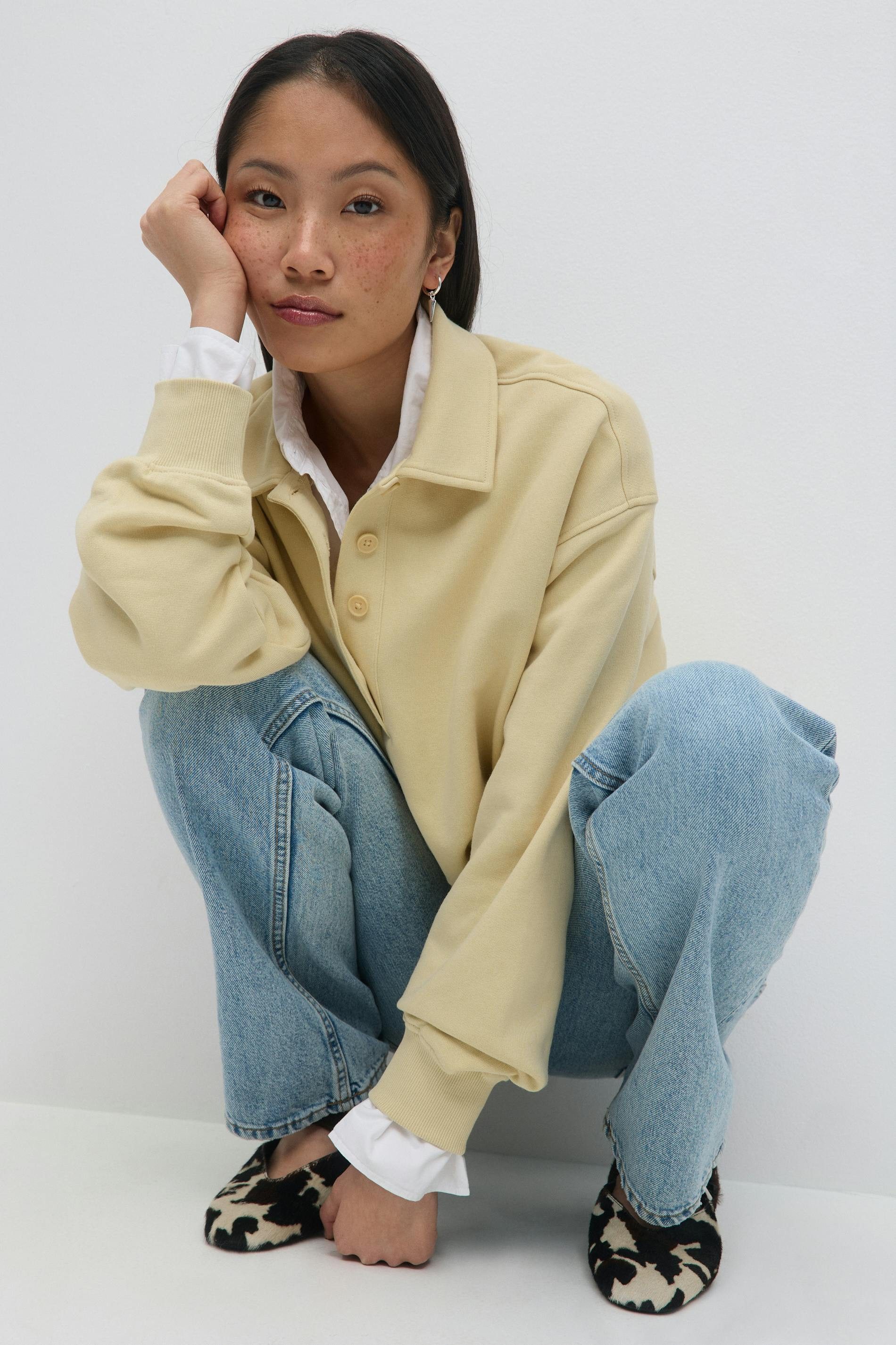 Gina Tricot Sweatshirt Collar sweater