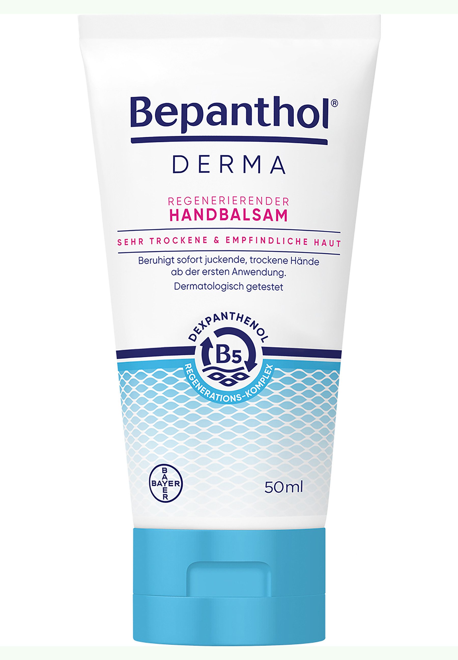 Bepanthol Handbalsam Regenerierender Handbalsam, beruhigt sofort juckende, trockene Hände ab der ersten Anwendung