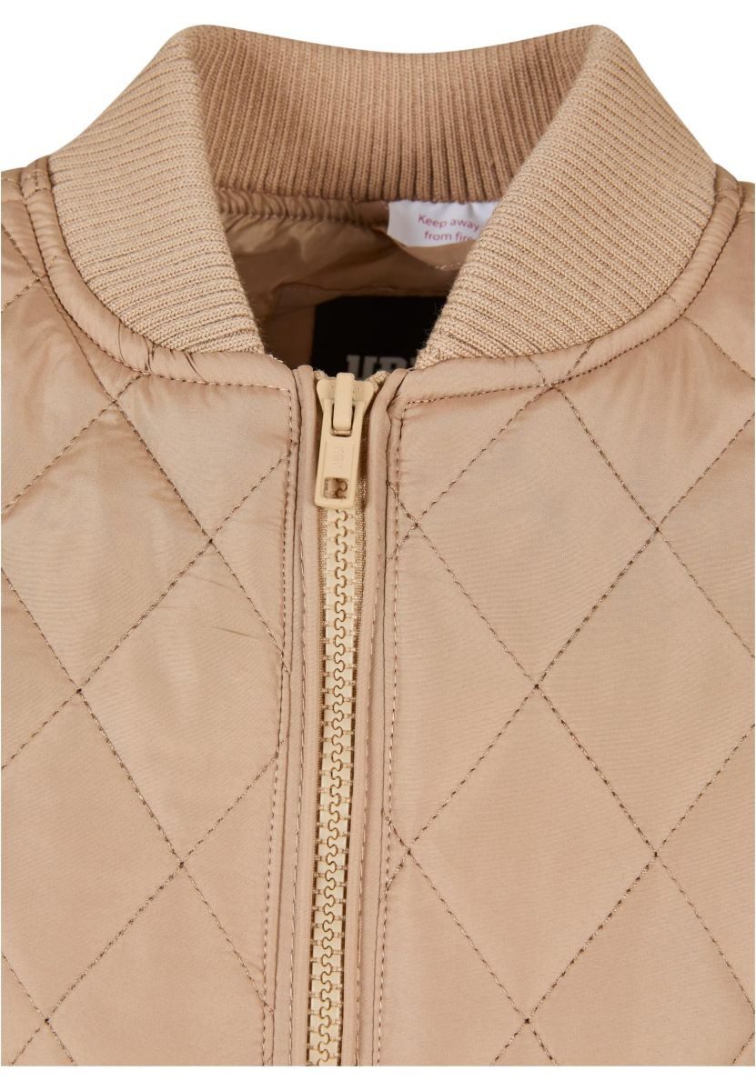 URBAN CLASSICS Outdoorjacke Girls Diamond Quilt Nylon Jacket Mädchenjacke