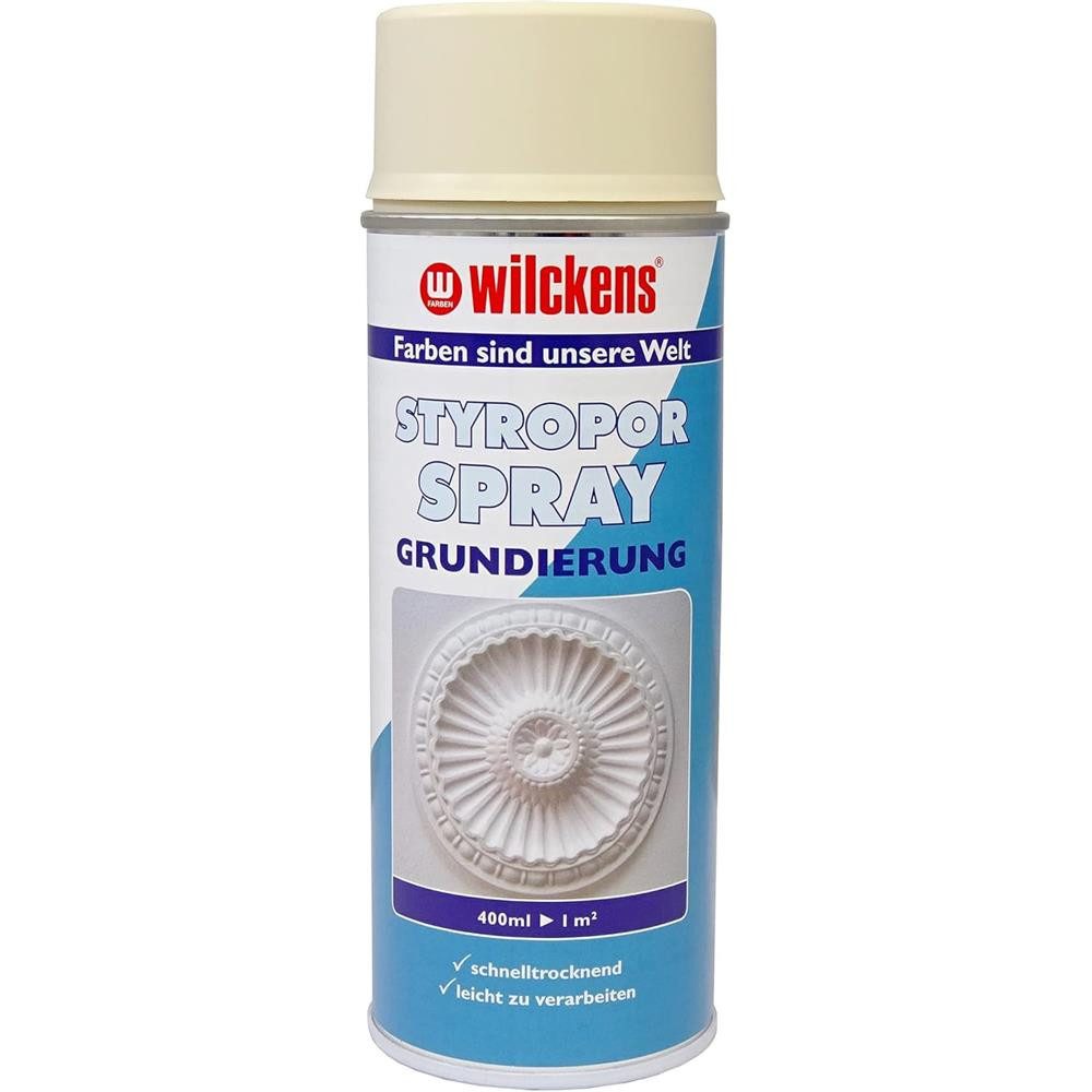Wilckens Farben Kunststoffgrundierung Styropor Grundierung Spray 400 ml Schutzgrundierung
