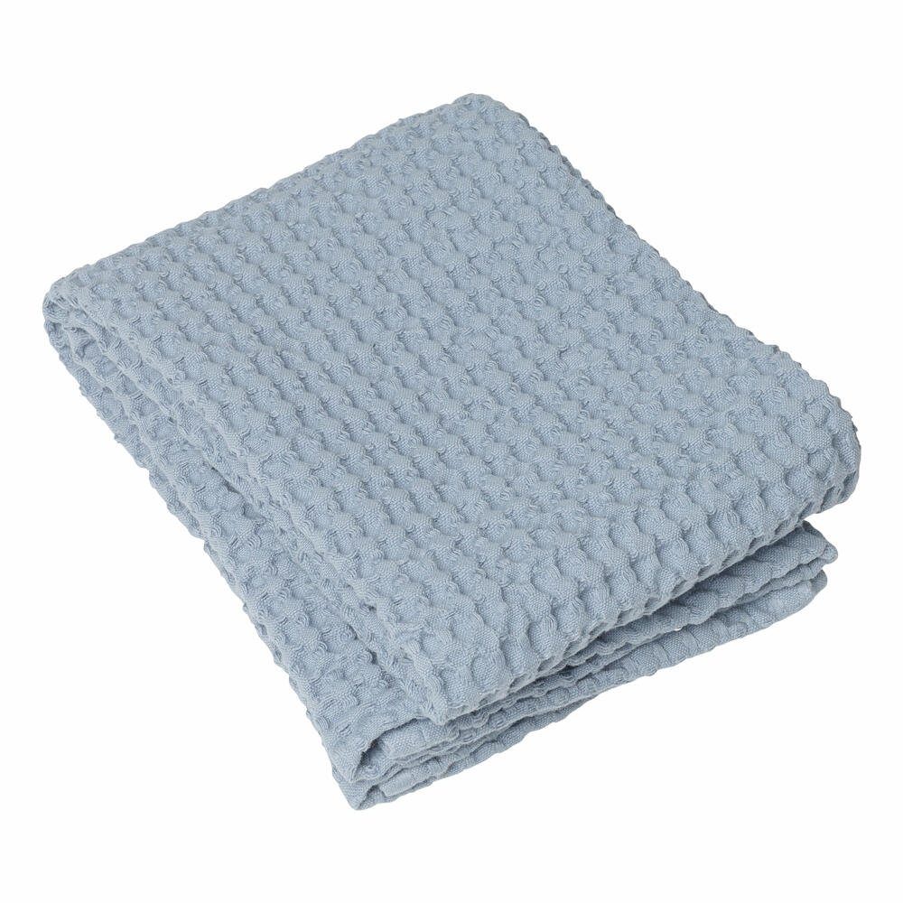 blomus Handtuch Caro ashley blue 100 x 50 cm, Waffelpiqué (1-St), 100% Baumwolle