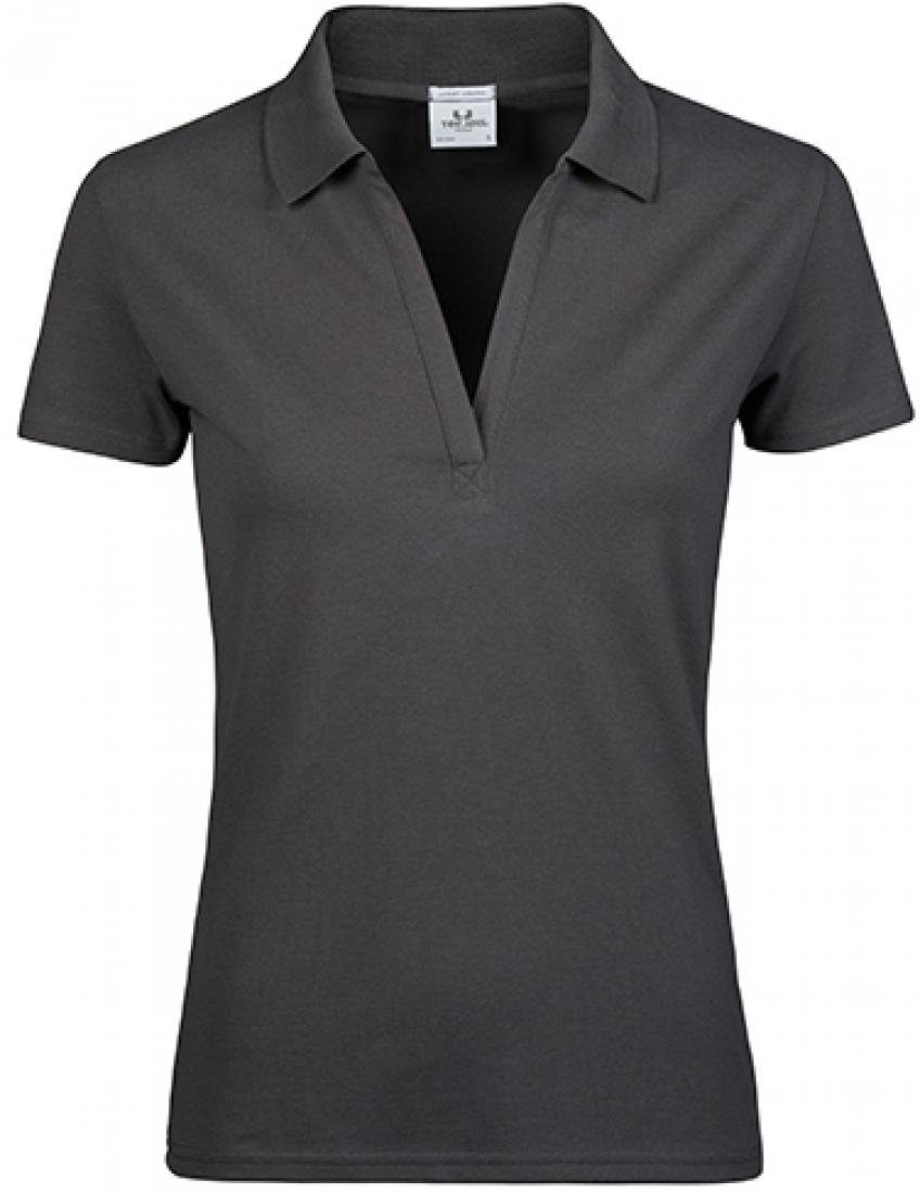 Tee Jays Poloshirt Damen Polo Womens Luxury Stretch V-Neck Polo günstig online kaufen