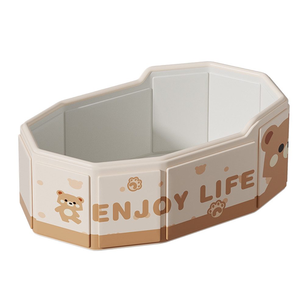 FANNOU Babybadewanne Faltbar, Große Babywanne für 0-8 Jahre