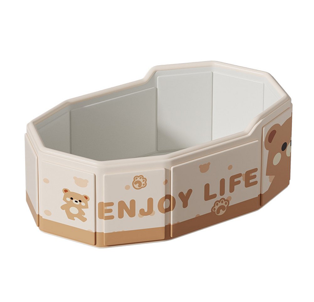 FANNOU Badewanne Faltbare Badewanne für Kinder, 75 x 45 x 23-28 cm, Große Kleinkind Badewanne, Tragbares Waschbecken für 0-8 Jahre