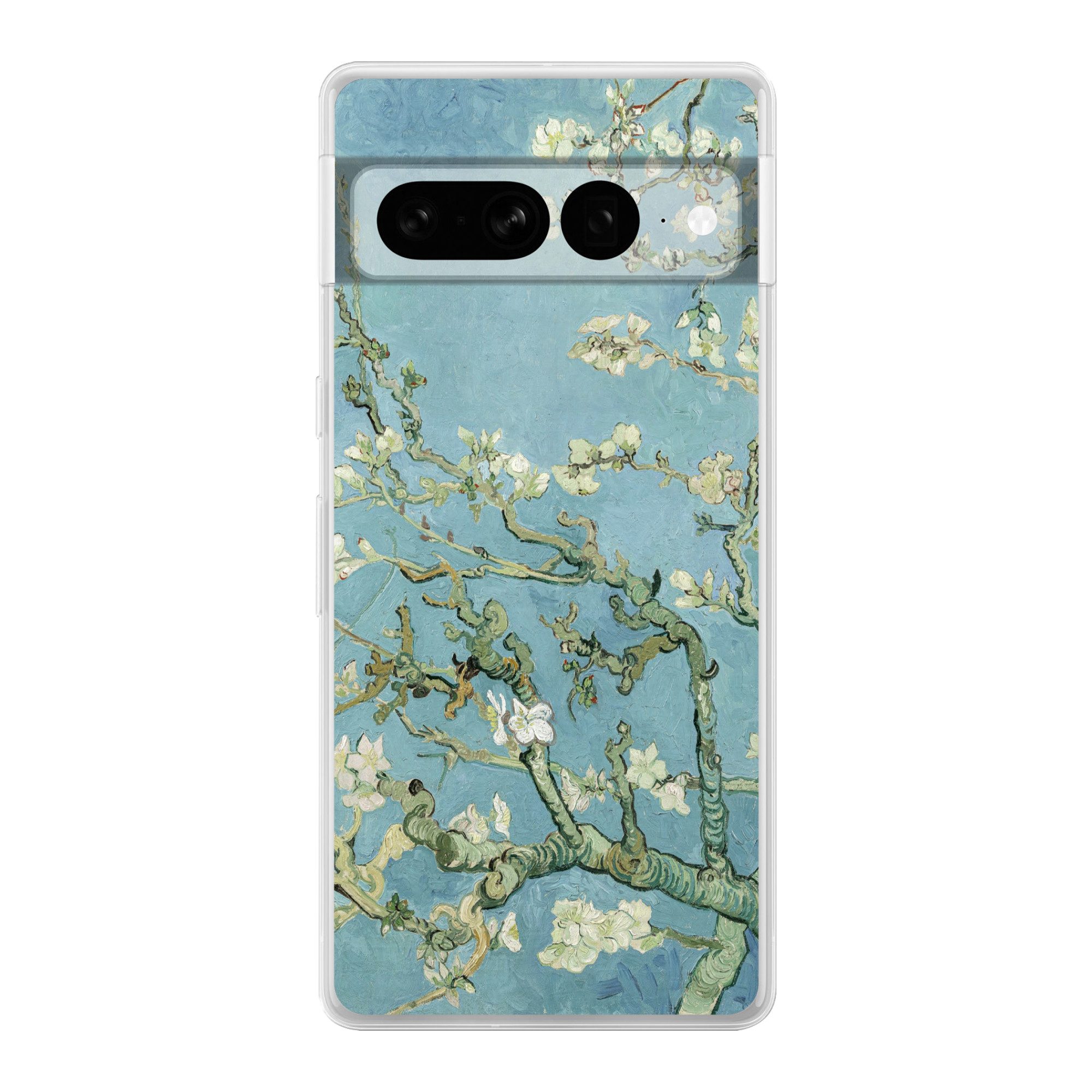 MuchoWow Handyhülle für Google Pixel 7 Pro Mandelblüte - Van Gogh - Kunst, Phone Case, Silikon, Schutzhülle Dünn