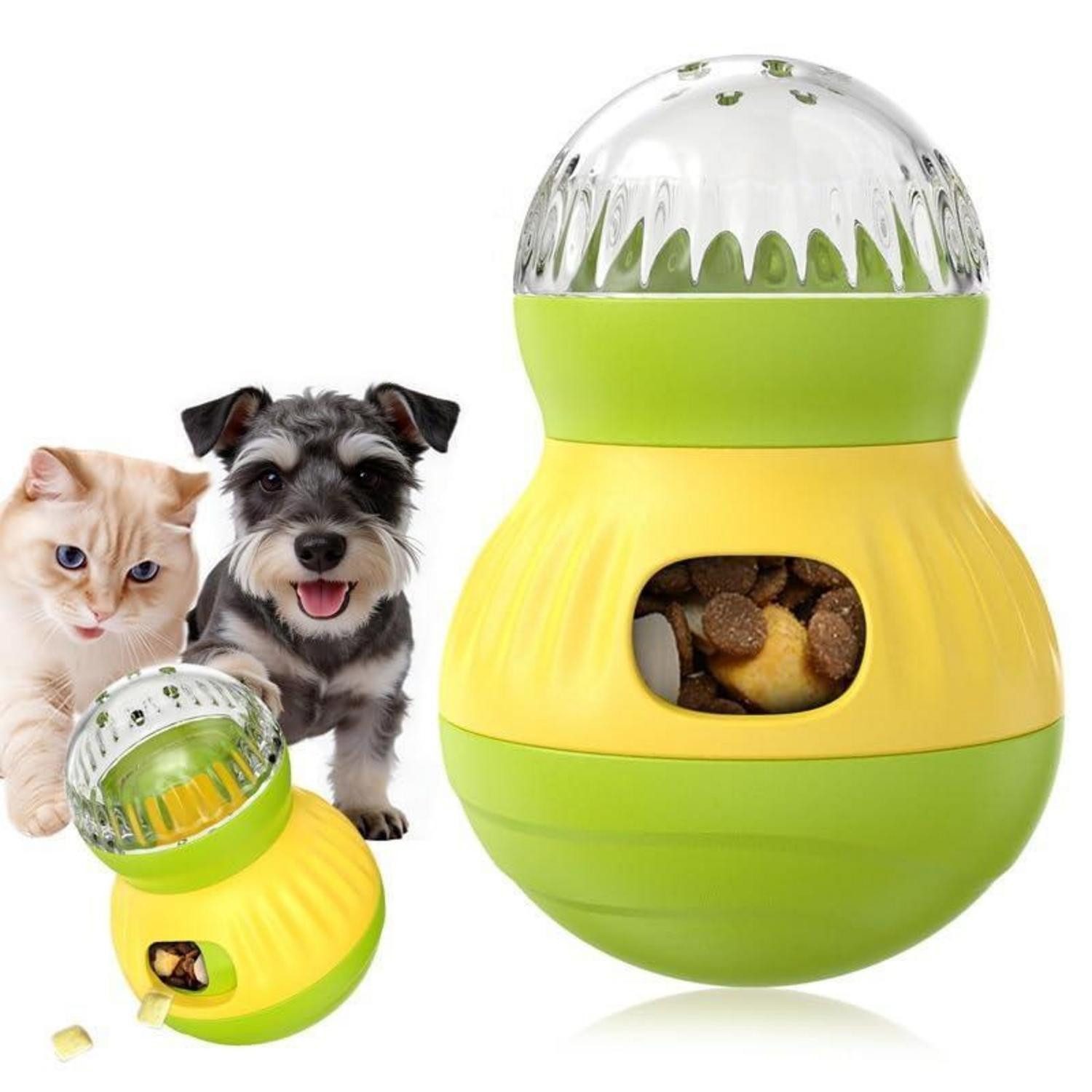 LuxusKollektion Snackball Hundespielzeug Intelligenz Snackball Grün, Kunststoff, (1-tlg)