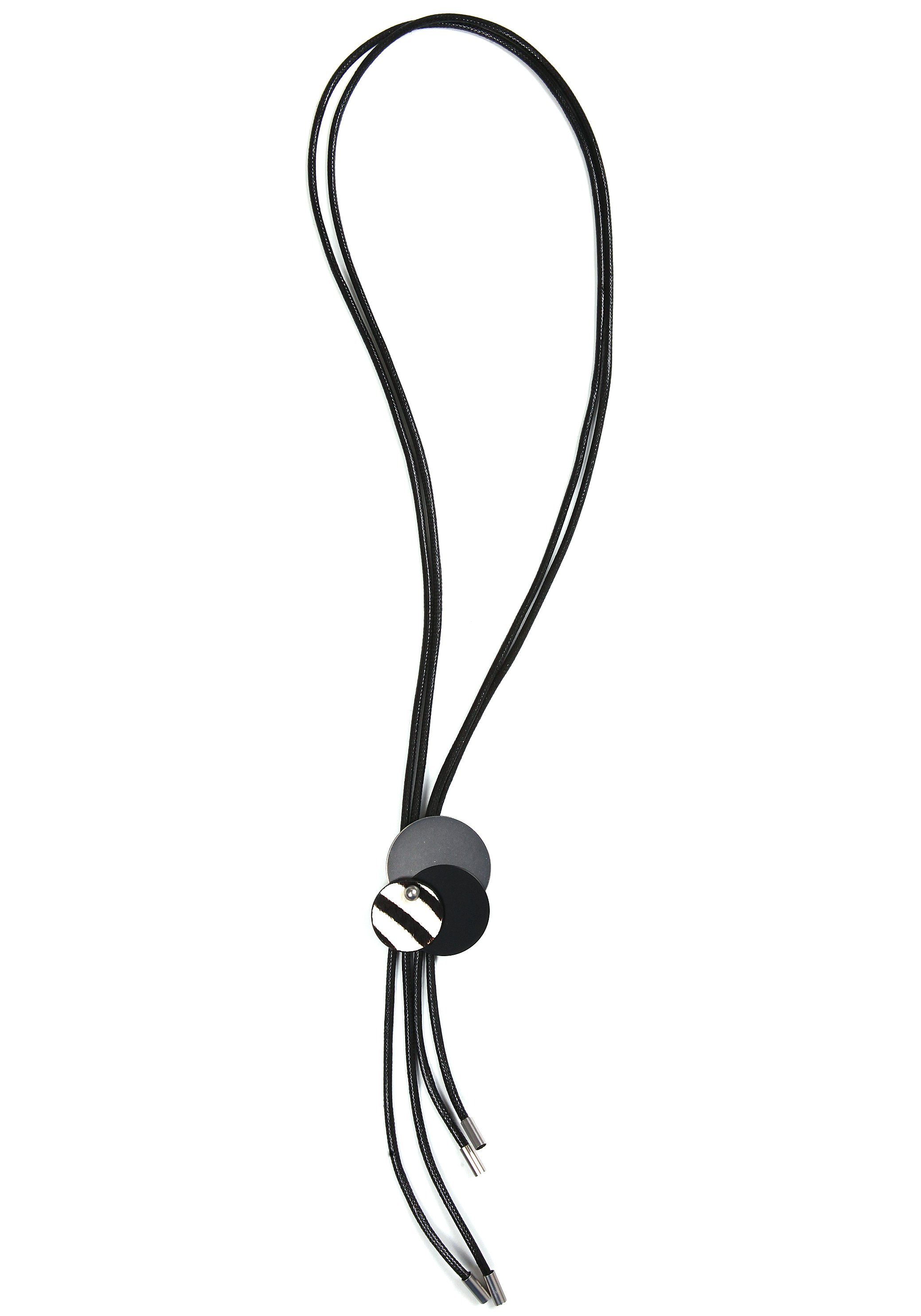 Firetti Lange Kette mehrreihiges Design mit Kreisen