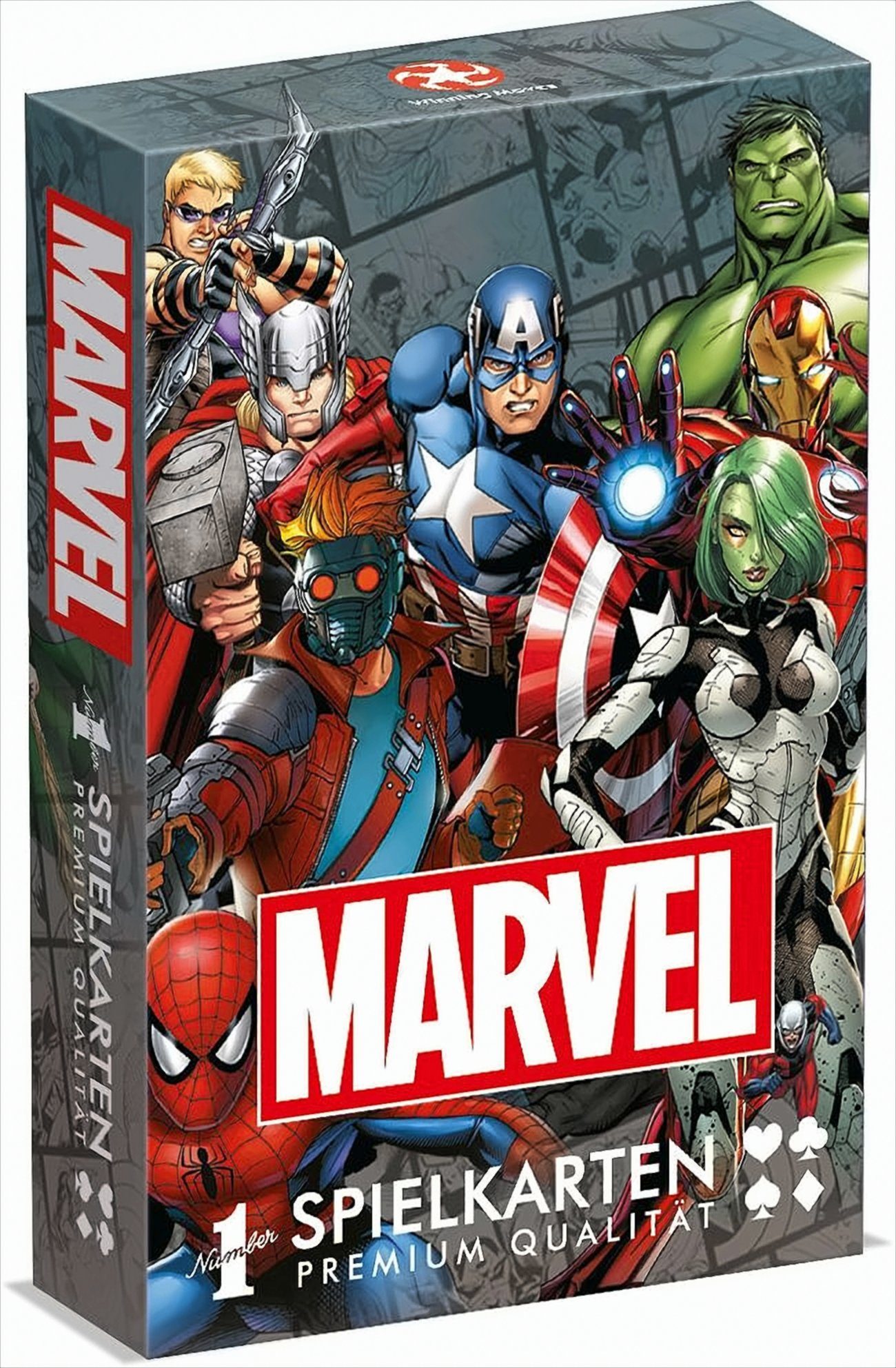 Winning Moves Spiel Winning Moves - Number 1 Spielkarten - Marvel Universe