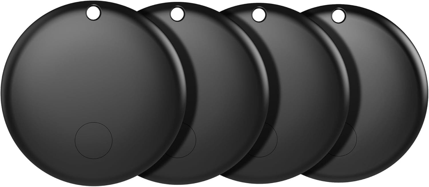 Luckice Tracker 4er-Pack für iOS, kompatibel mit der App „Wo ist?“ Bluetooth-Tracker (Smart Tag, Air Tag-Alternative)