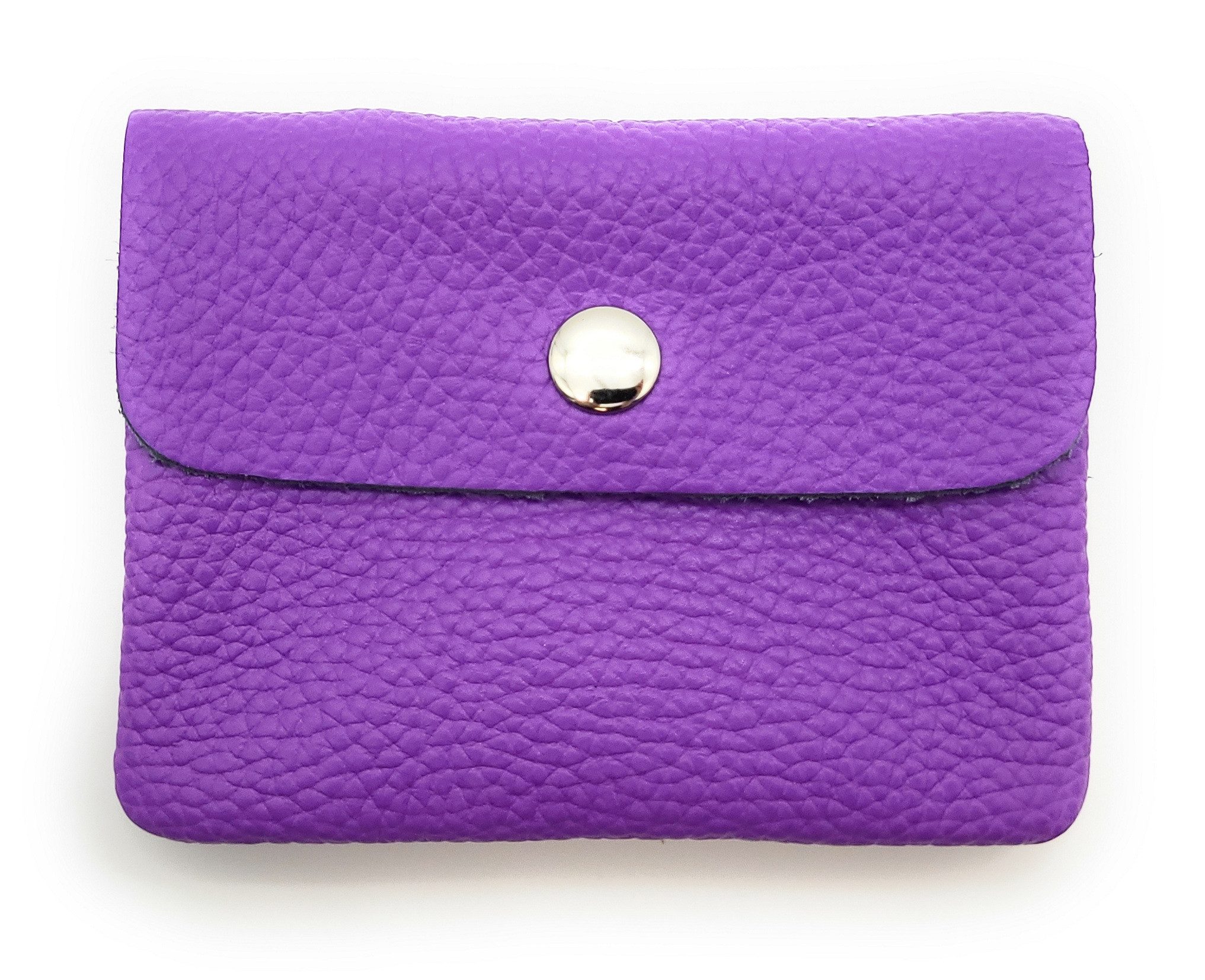Lemasi Mini Geldbörse kleines echt Leder Portemonnaie, pures Leder, Made in Italy, Die minimalistische Börse, ideal für Urlaub und Alltag