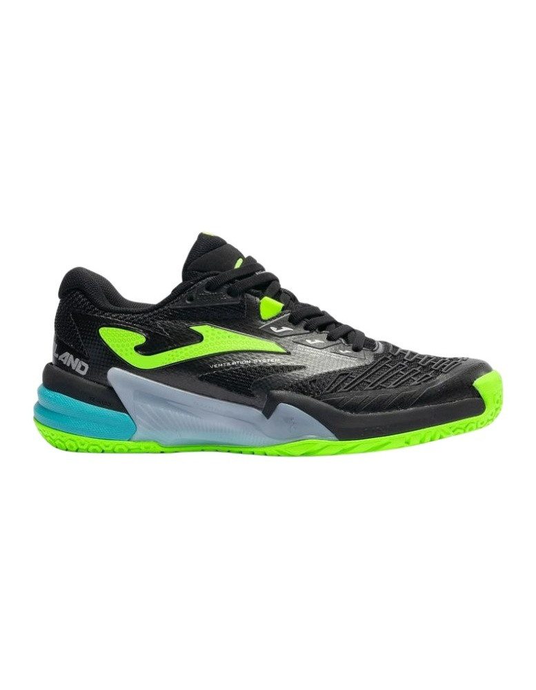 Joma Roland 2601 Allcourt/Dämpfung schwarz/fluogrün Herren Tennisschuh