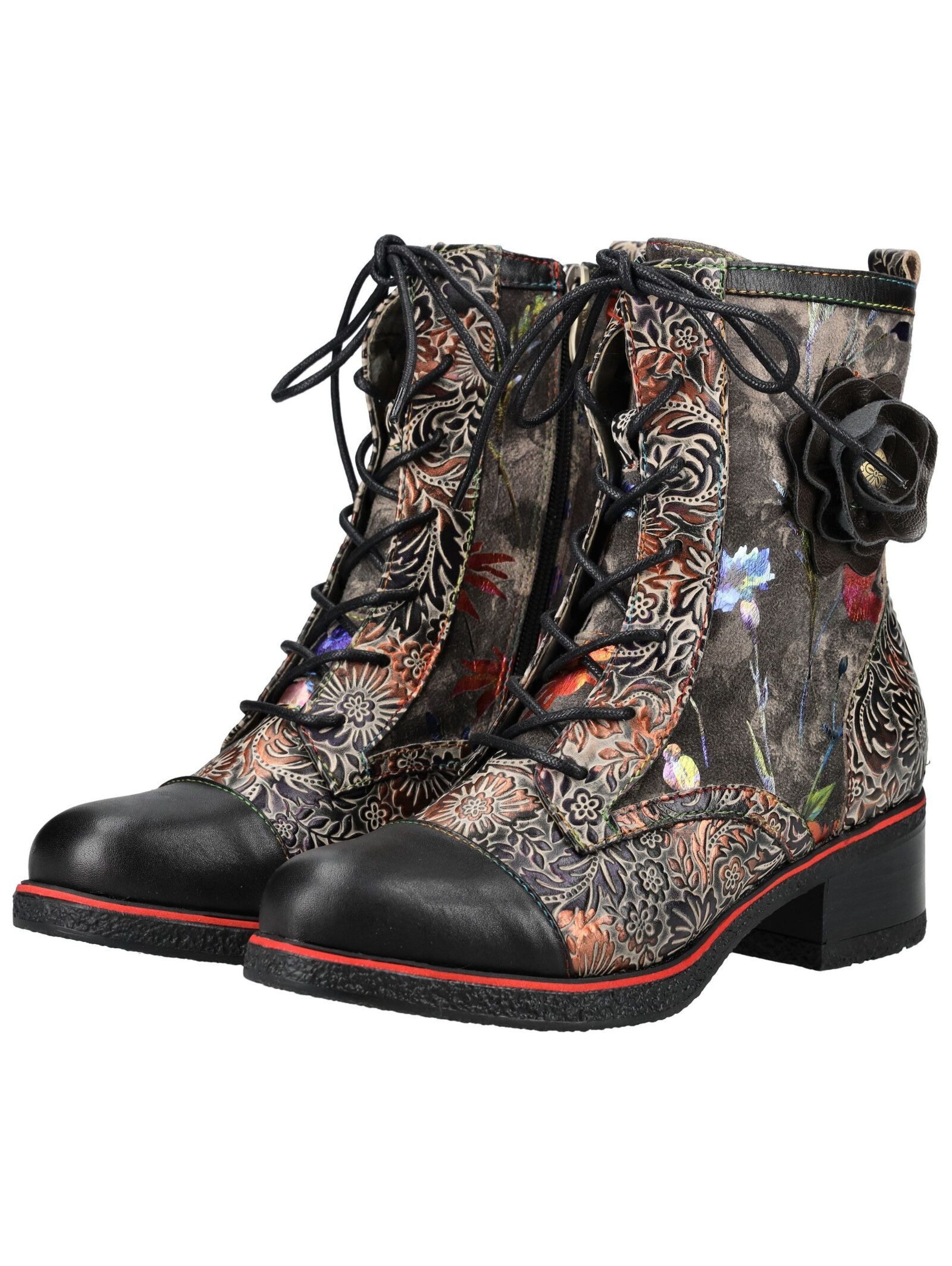 LAURA VITA LAURA VITA Stiefelette Leder/Textil Schnürstiefelette