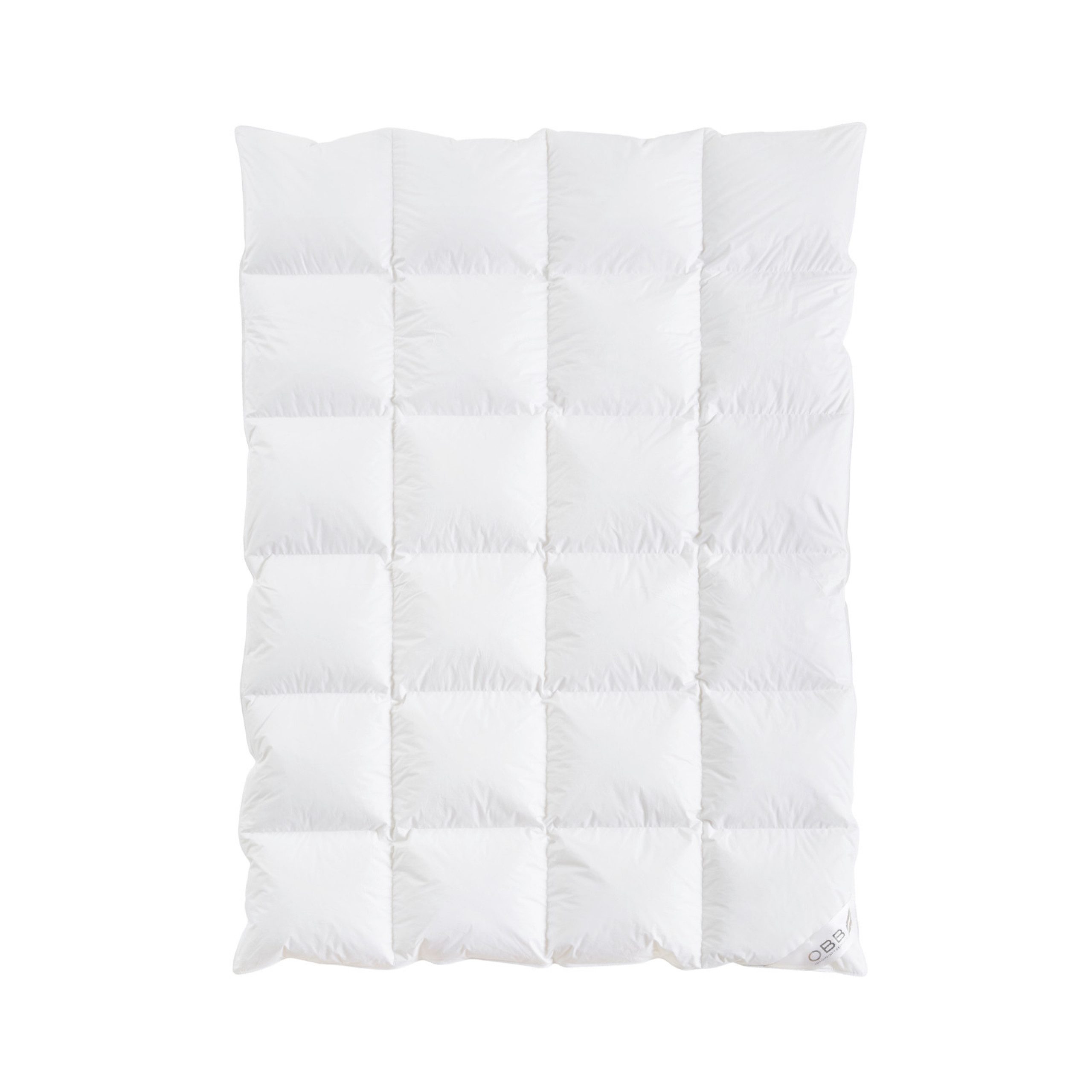 OBB Daunenbettdecke OBB One & Only Daunendecke Winterdecke Größe 135x200 cm
