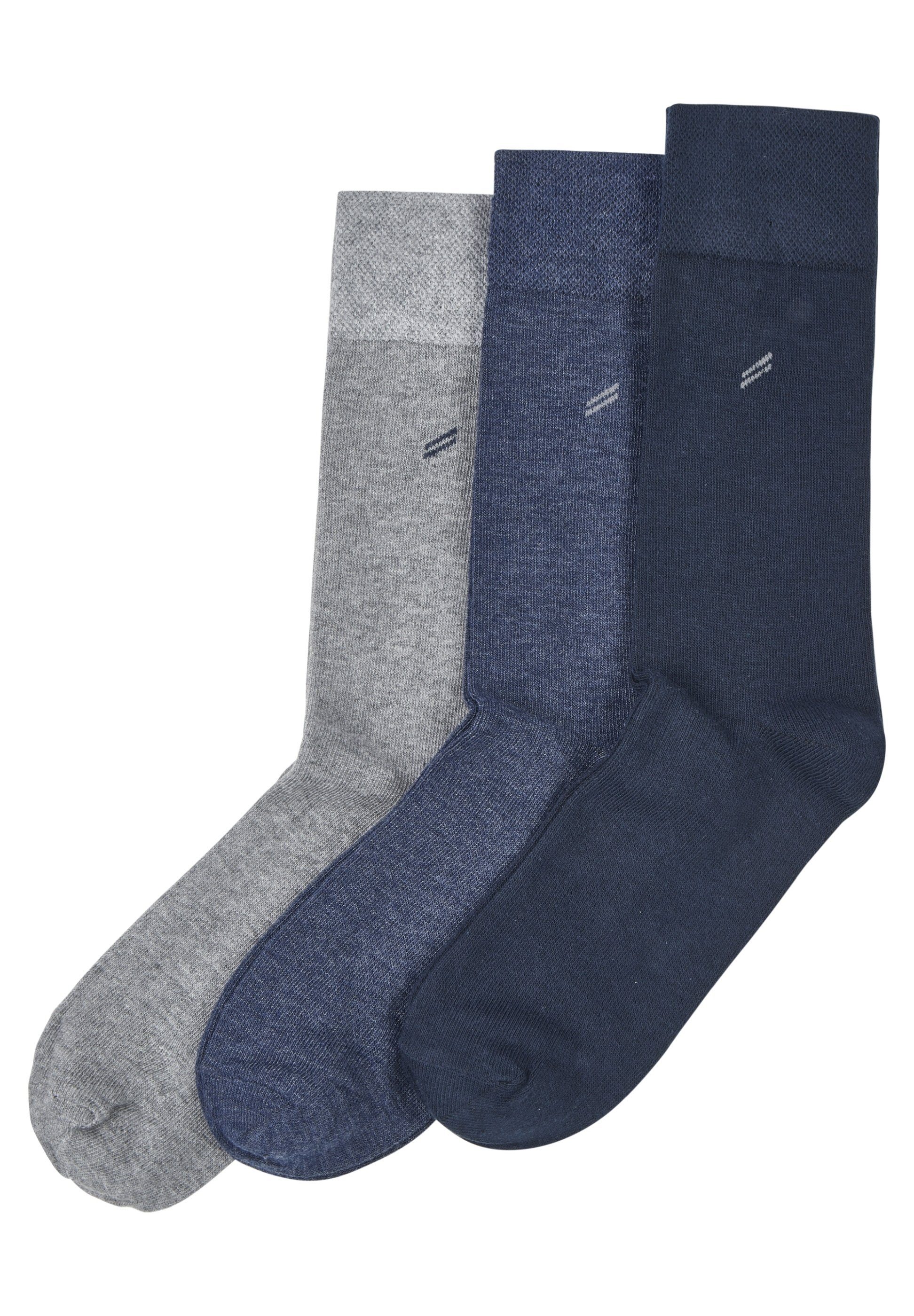 (3-Paar) HECHTER PARIS Socken navy