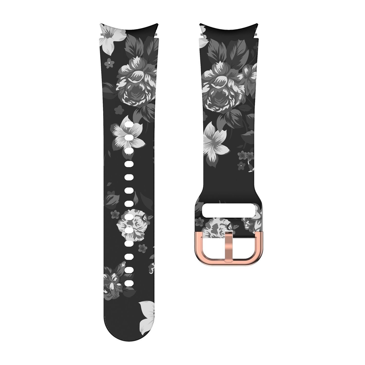 Wigento Smartwatch-Armband Für Samsung Galaxy Watch FE 6 5 4 Normal Pro Classic Kunststoff Band