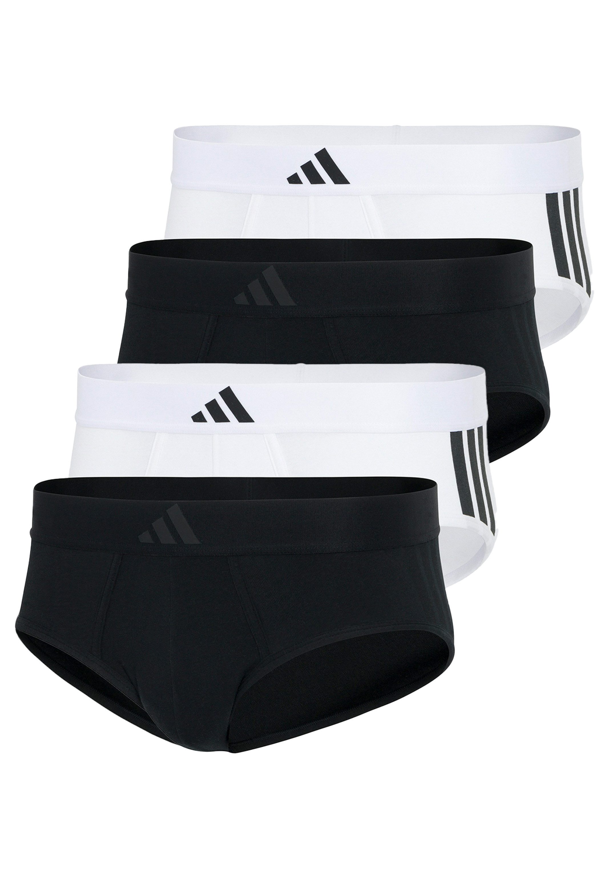 Slip 4er Pack Active Flex Cotton 3 Stripes