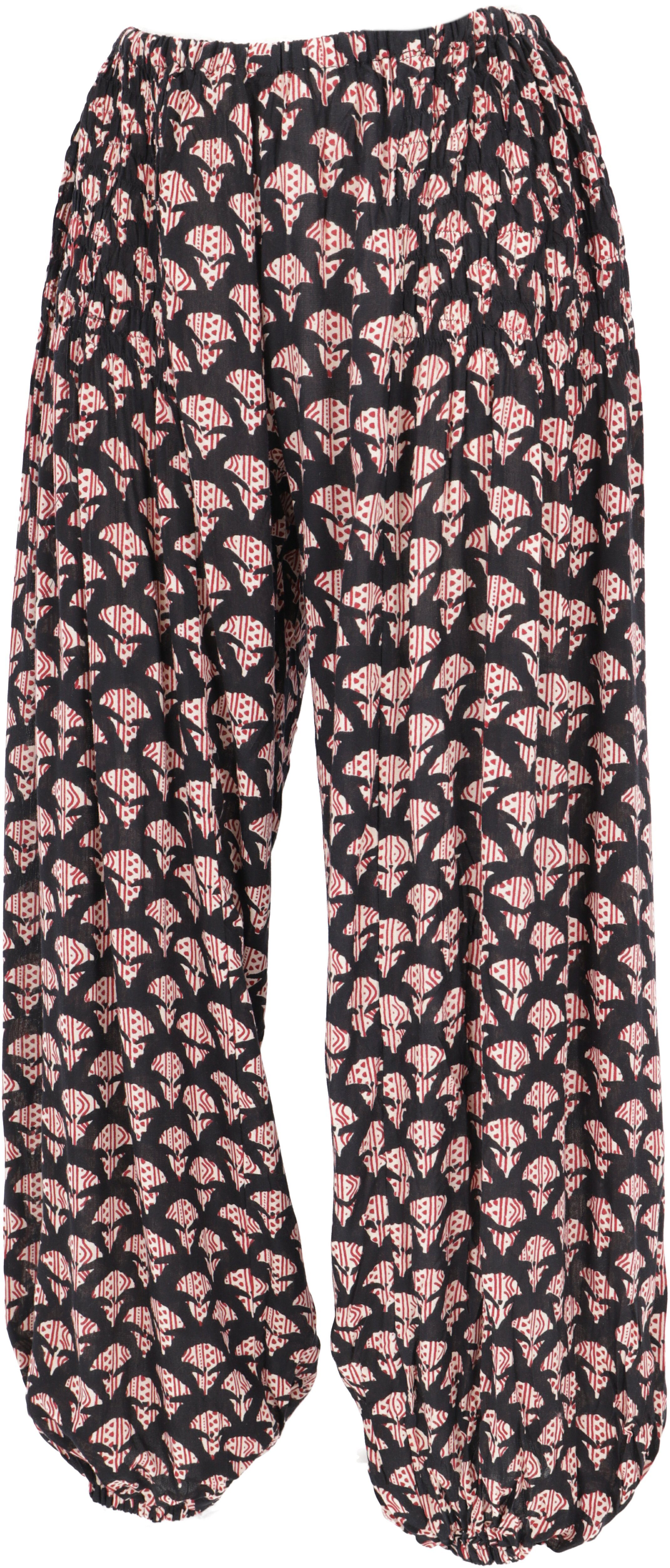 Guru-Shop Relaxhose Luftige Muckhose, Boho Pluderhose, günstig online kaufen